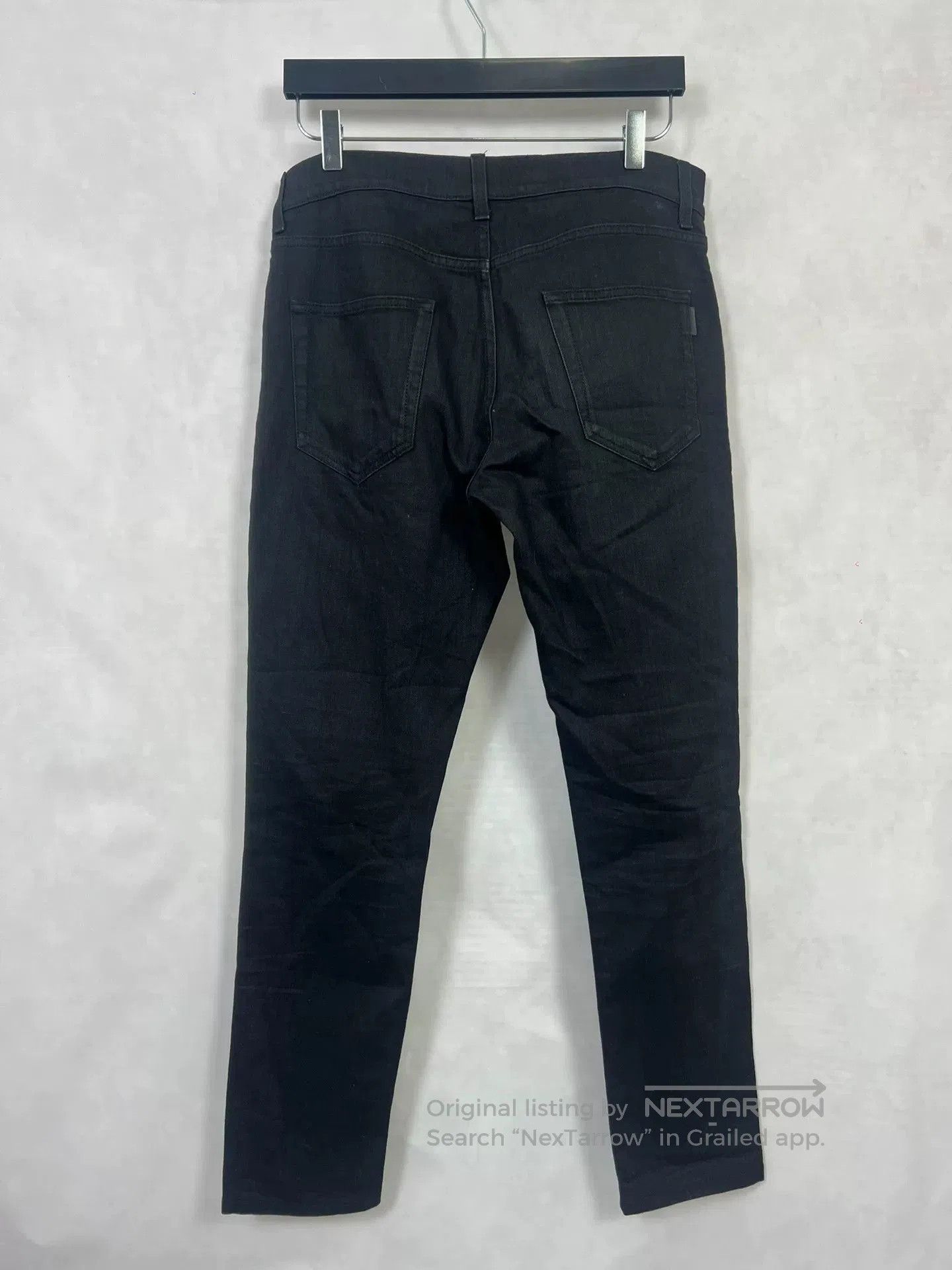 Saint Laurent Paris Saint Laurent Black Denim Pants SLP20SSD03. Size US 32 / EU 48 - 2 Thumbnail