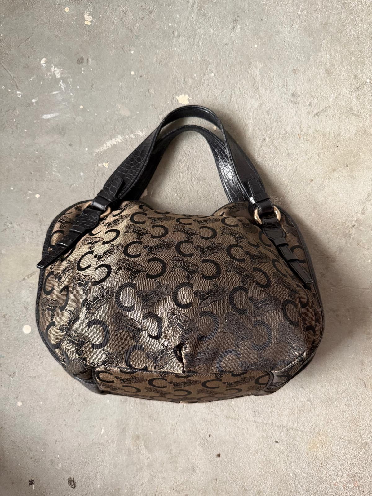 Celine Celine Horse Carriage Bittersweet Shoulder Bag Black/Grey Size ONE SIZE - 6 Thumbnail