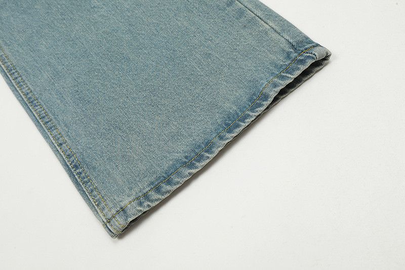Vintage American high-street Vibe washed casual flared jeans Size US 32 / EU 48 - 6 Thumbnail