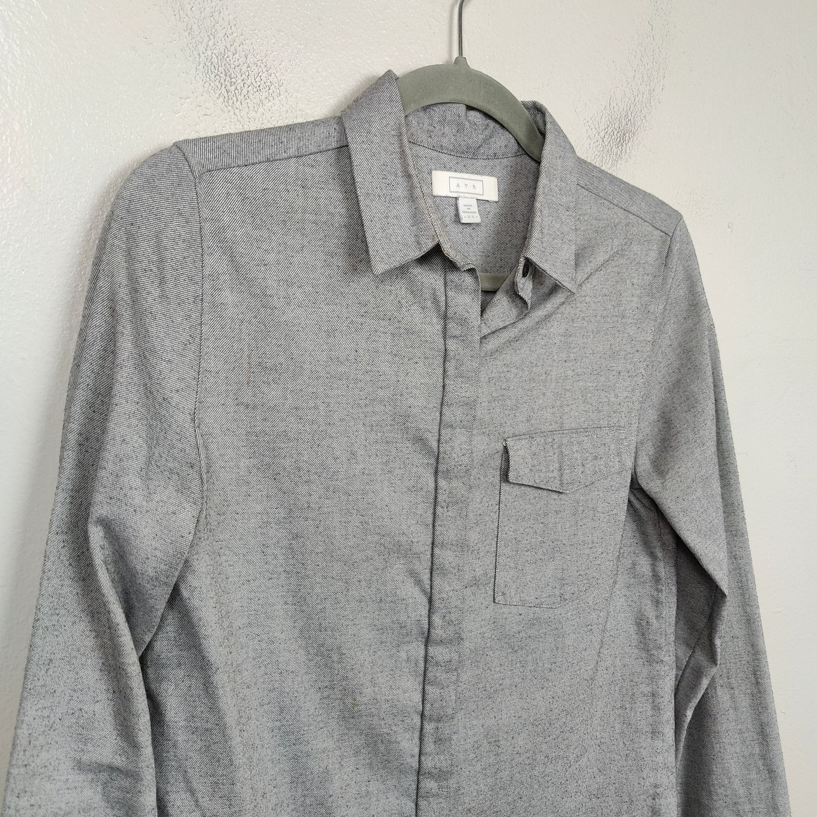 Other Ayr The Brushed Twill Button Up Long Sleeve Shirt Womens XS Size XS / US 0-2 / IT 36-38 - 2 Thumbnail