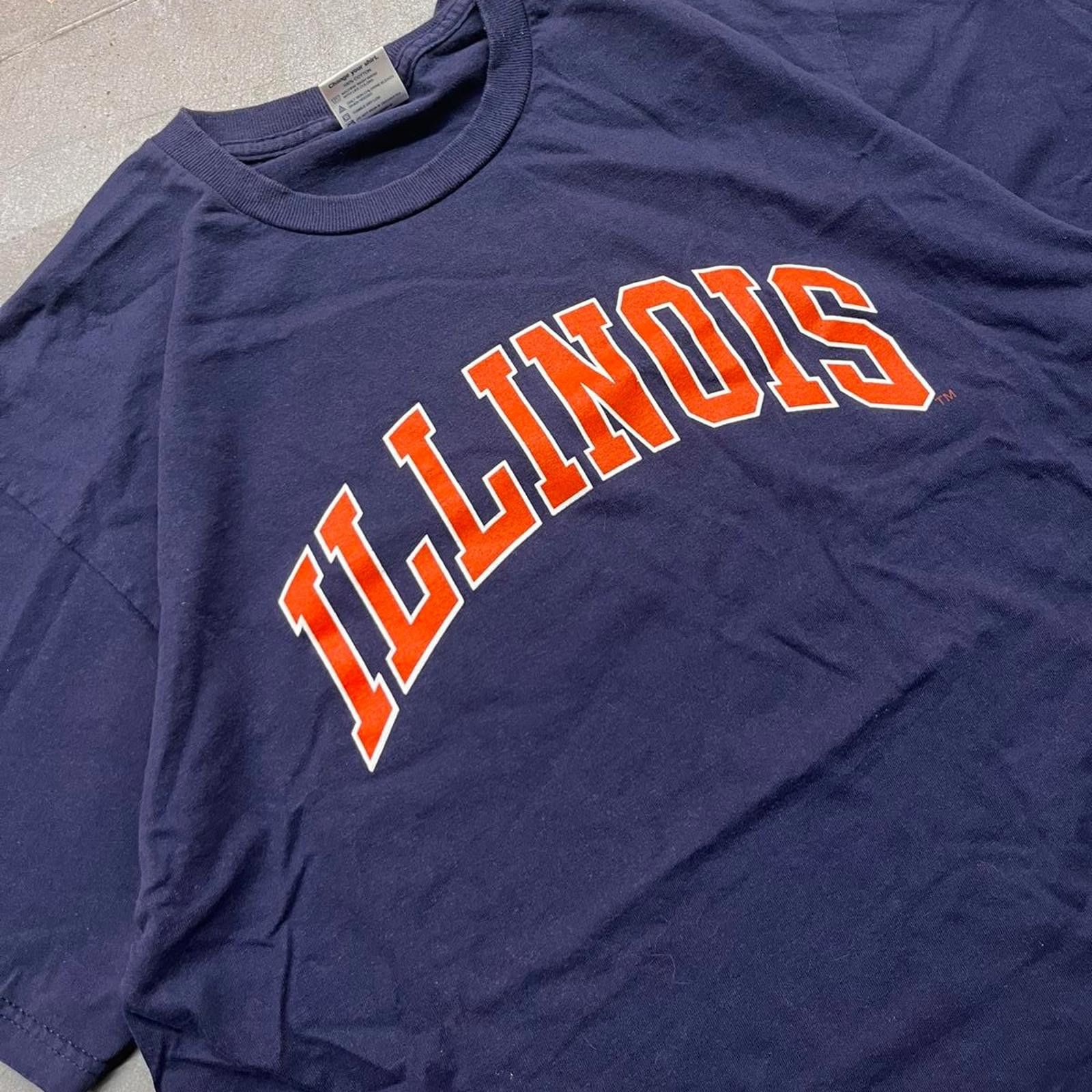 Delta Vintage 90s Made in Usa Delta Illinois University Tshirt L Size US L / EU 52-54 / 3 - 2 Thumbnail