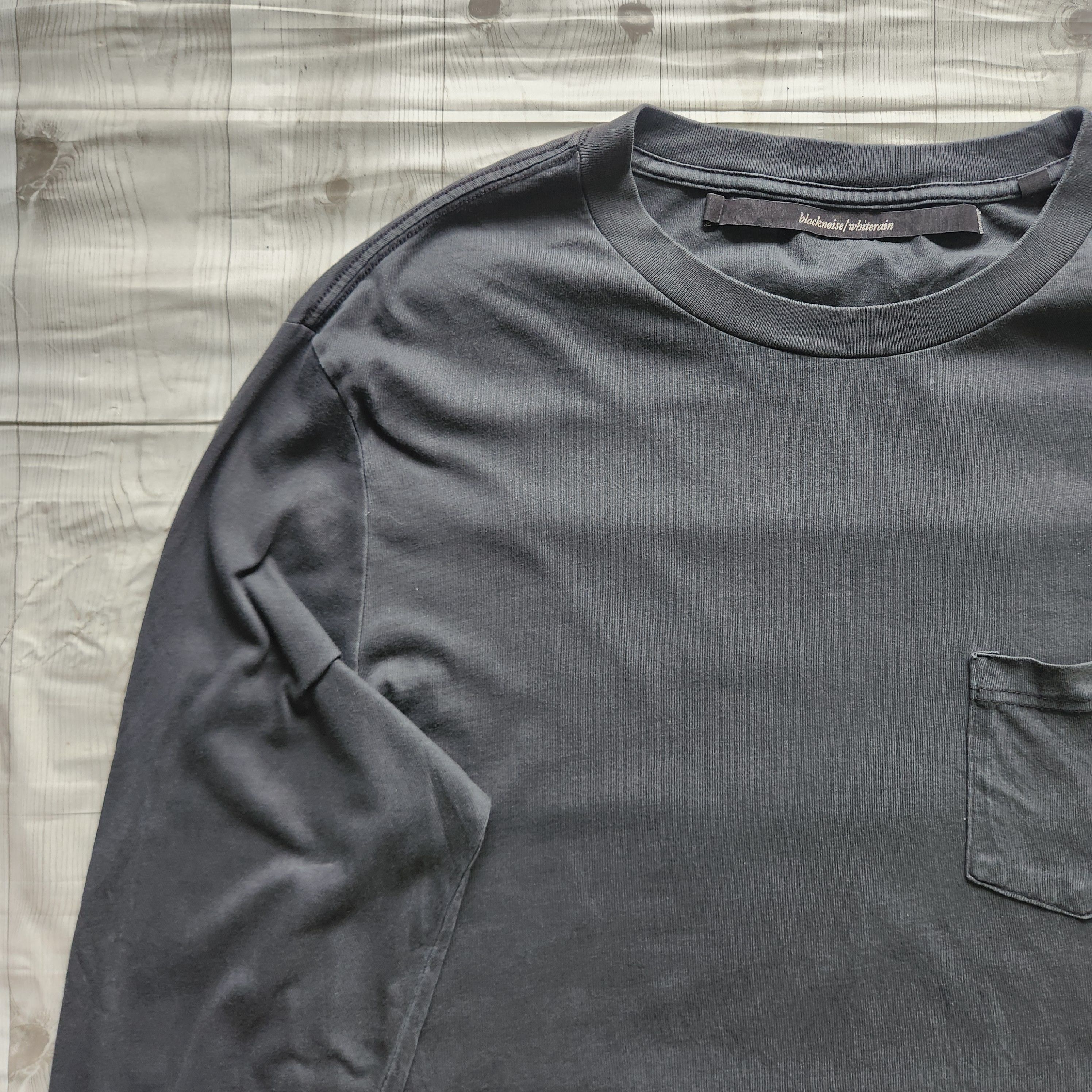 Black Noise White Rain Black Noise White Rain Plain Black TShirt Size US L / EU 52-54 / 3 - 9 Thumbnail