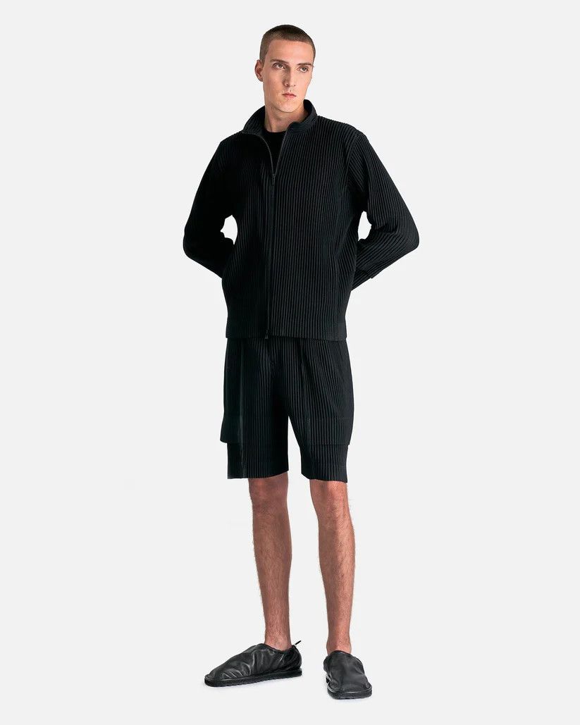Homme Plisse Issey Miyake o1s1v1r1oon0925 Cargo Jacket in Black Size US L / EU 52-54 / 3 - 2 Thumbnail