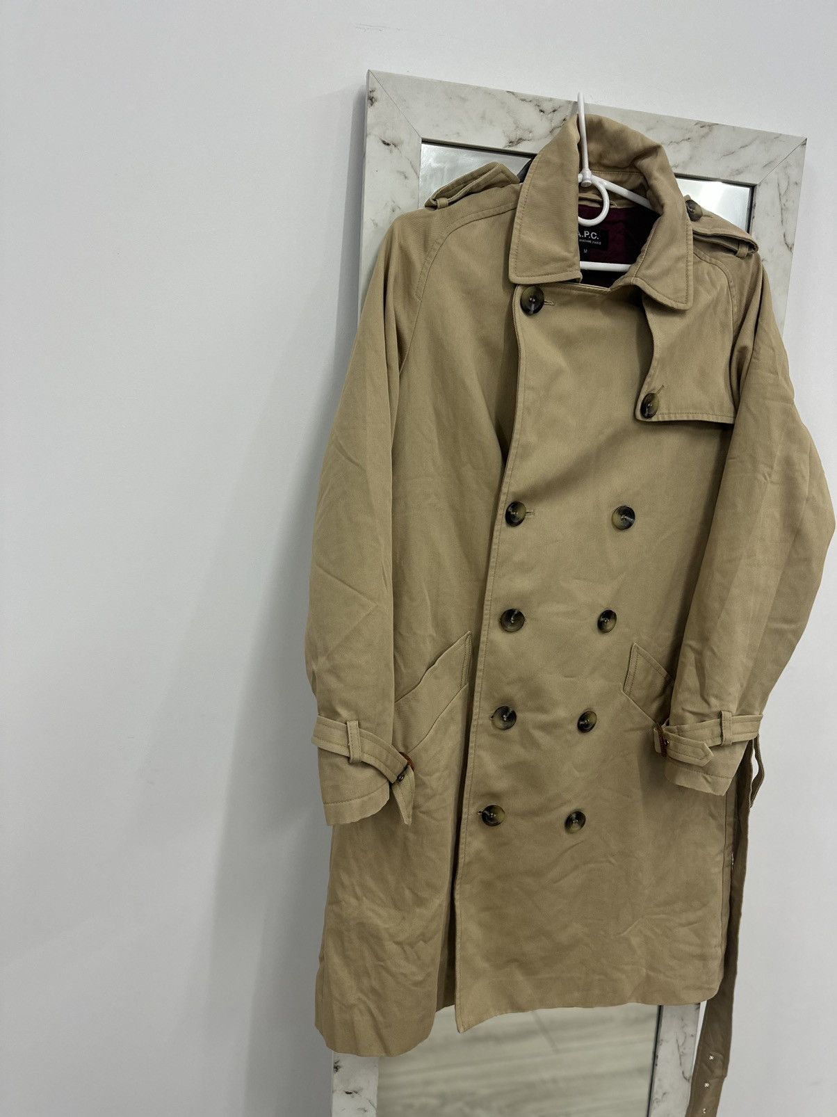 A.P.C. A.P.C Rue Madame Paris Trench Coat Jacket Size M / US 6-8 / IT 42-44 - 5 Thumbnail