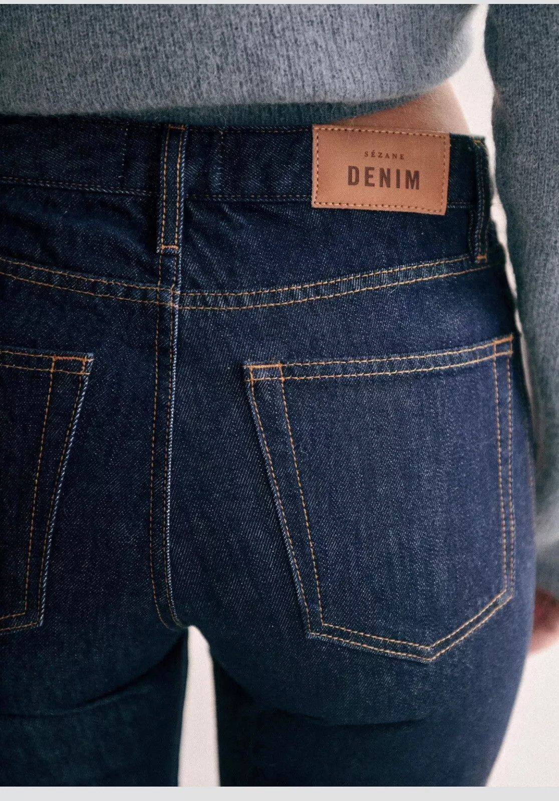 Sezane Sezane Paris Indigo Denim High Waist Brut Sexy Jeans Size 29" - 12 Thumbnail