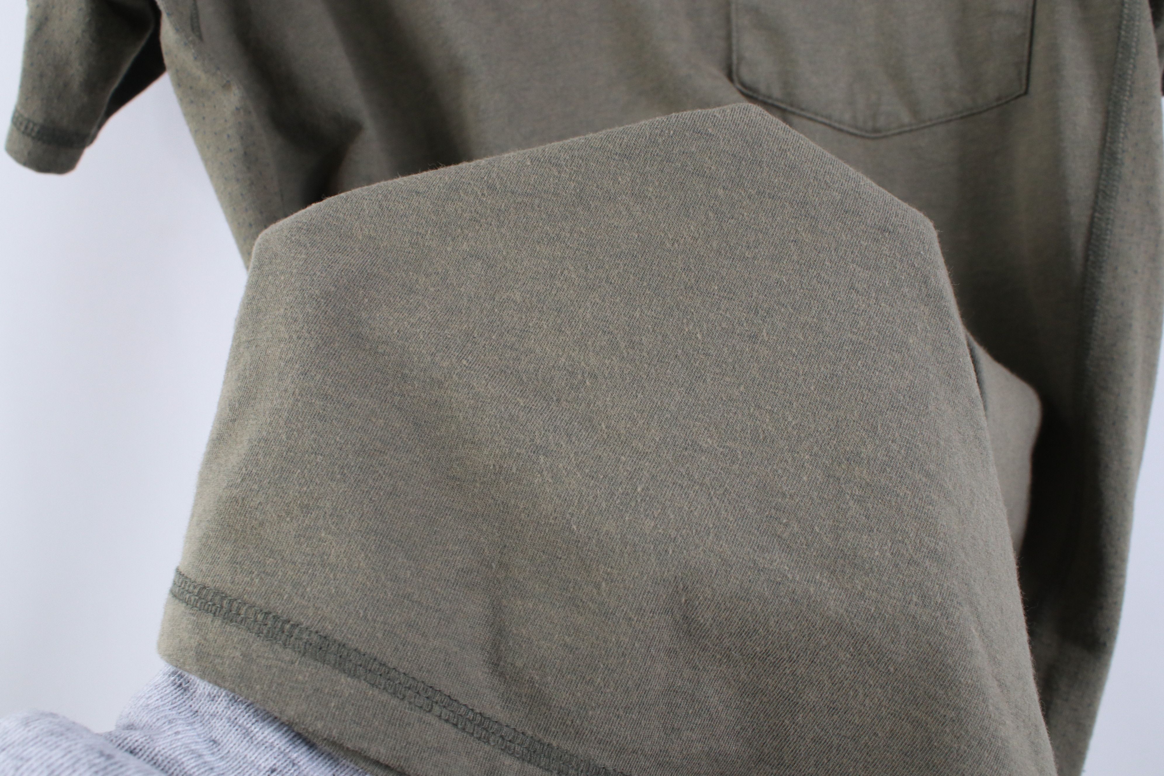 Carhartt Y2K Carhartt Force Fit Thermal Knit Pocket T-Shirt Green Size US S / EU 44-46 / 1 - 7 Thumbnail