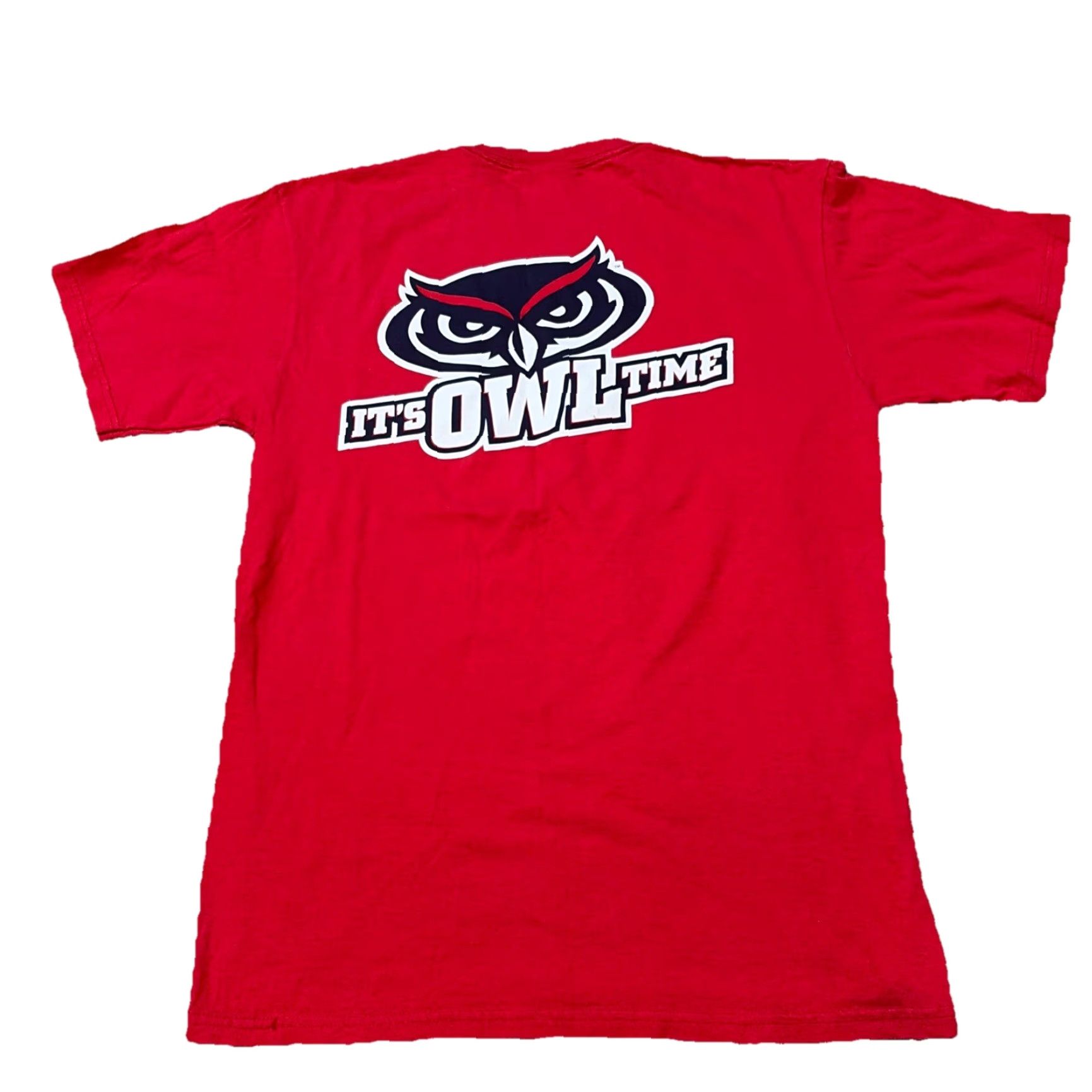 Champion VINTAGE Florida Atlantic University Owls Champion Y2K Red T-Shirt Large Mens Size US L / EU 52-54 / 3 - 2 Thumbnail