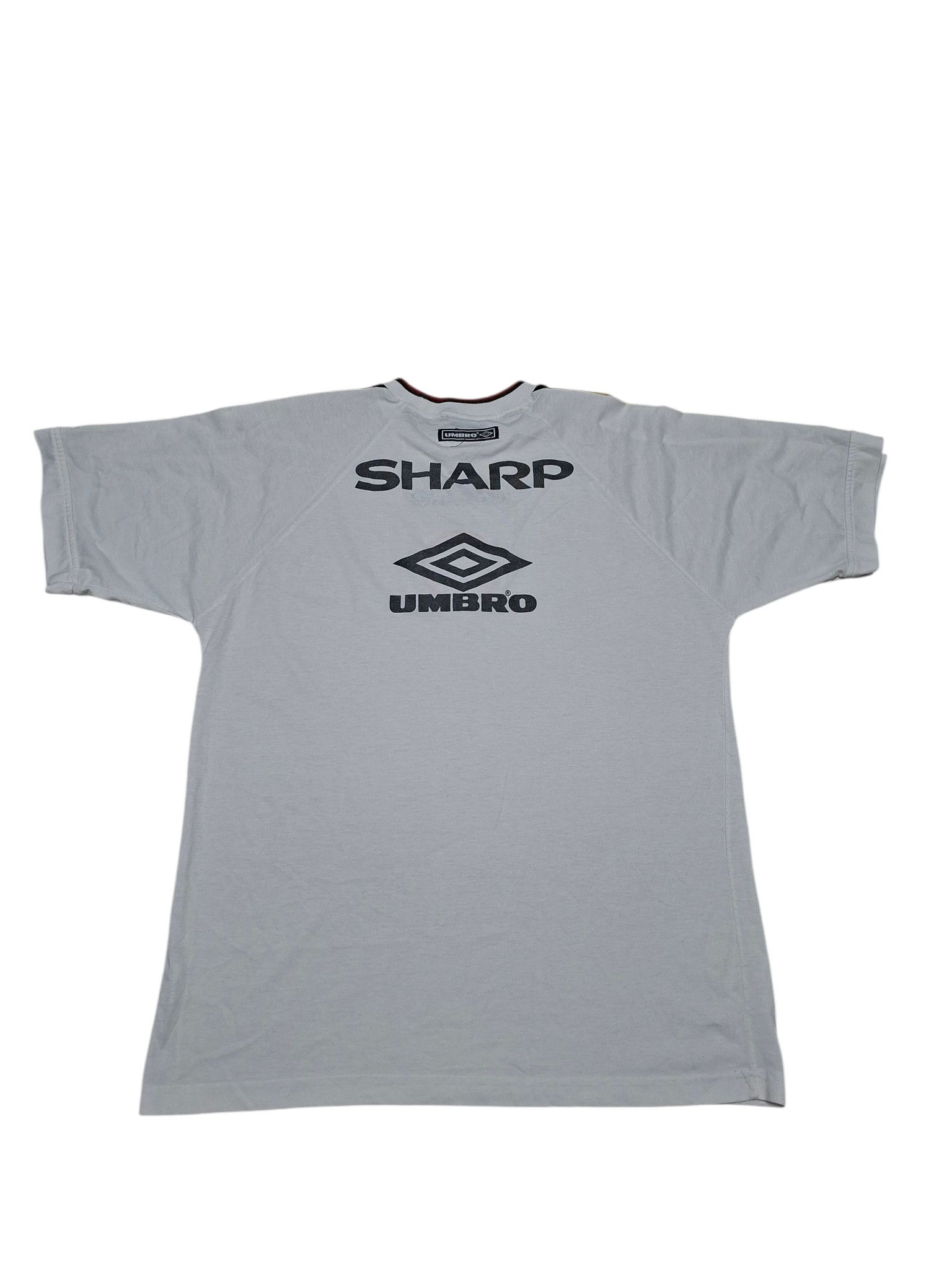 Umbro MANCHESTER UNITED UMBRO SHARP VINTAGE 90 TRAINING SOCCER TEE Size US L / EU 52-54 / 3 - 3 Thumbnail