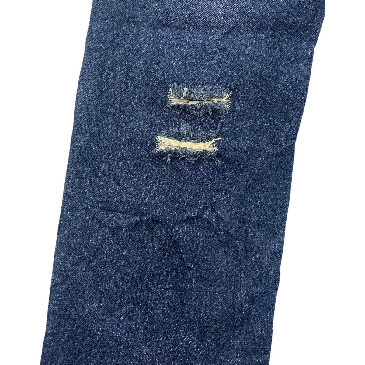 Japanese Brand HERITAGE STONE Distressed blue jeans Size US 34 / EU 50 - 20 Thumbnail
