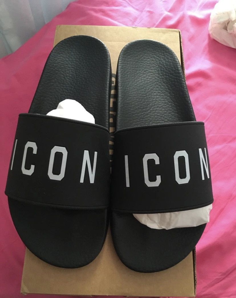 Dsquared2 Dsquared2 Icon pool slides Size US 8 / EU 41 - 2 Thumbnail