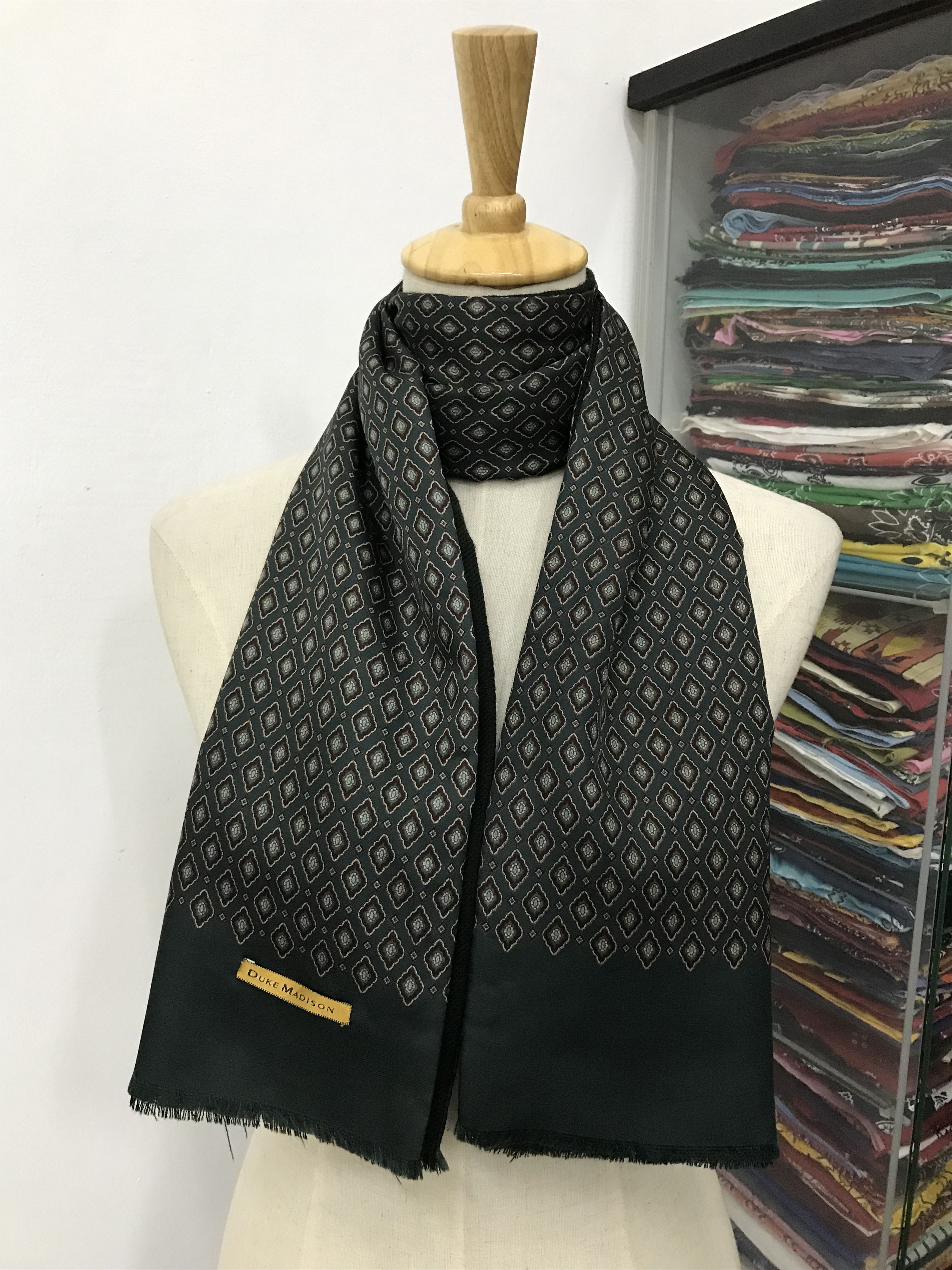 Vintage Duke Madison Silk Scarf