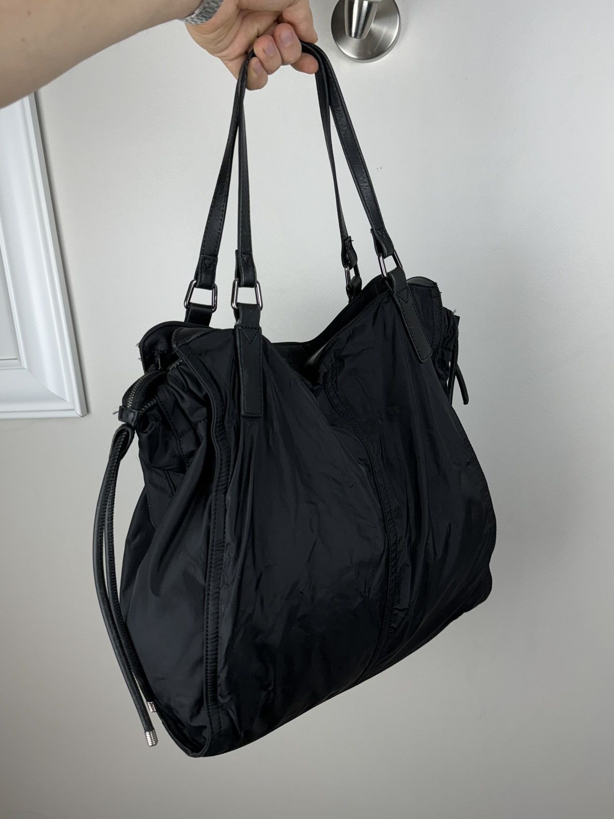 Burberry Nylon leather bag Burberry Nova Check y2k original item Size ONE SIZE - 2 Thumbnail
