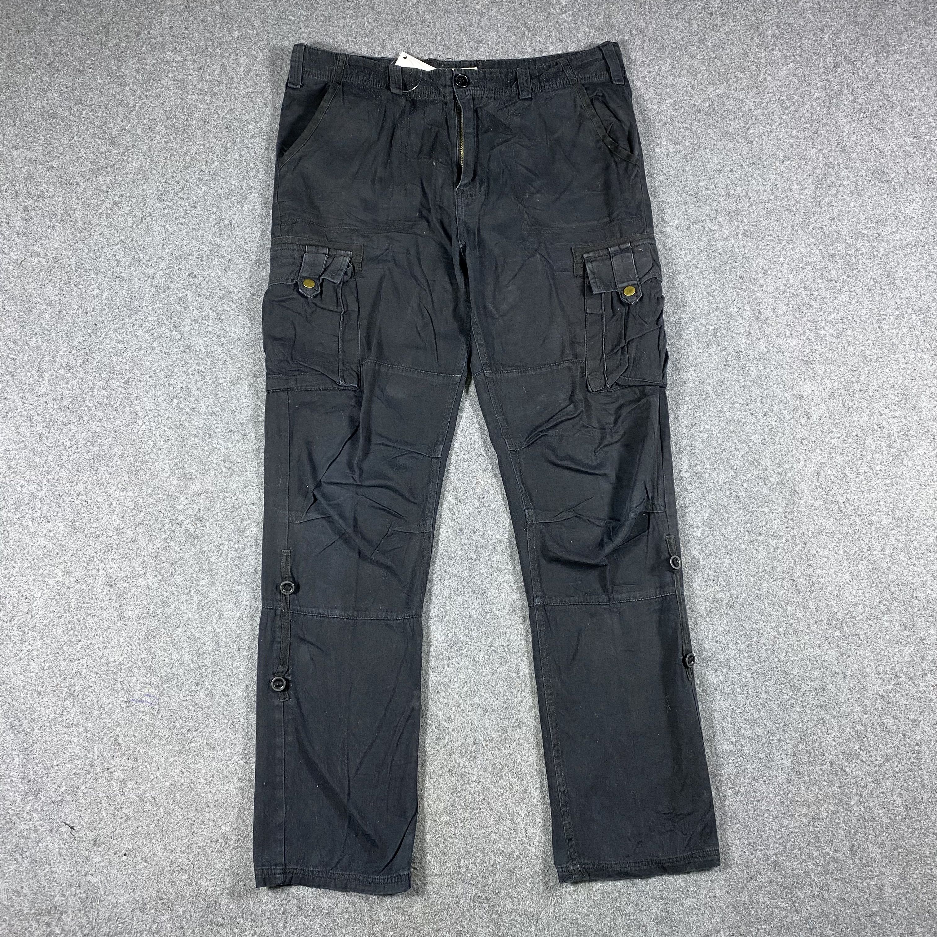 Japanese Brand Japanese Gold Experience Multipocket Tactical Cargo Pants Size US 33 - 1 Thumbnail