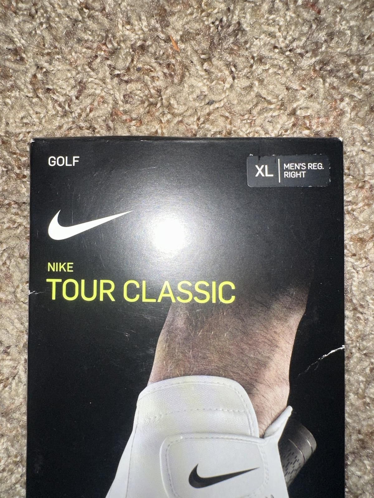 Nike Nike Tour Classic Men’s Regular White Right Golf Glove New Size ONE SIZE - 2 Thumbnail