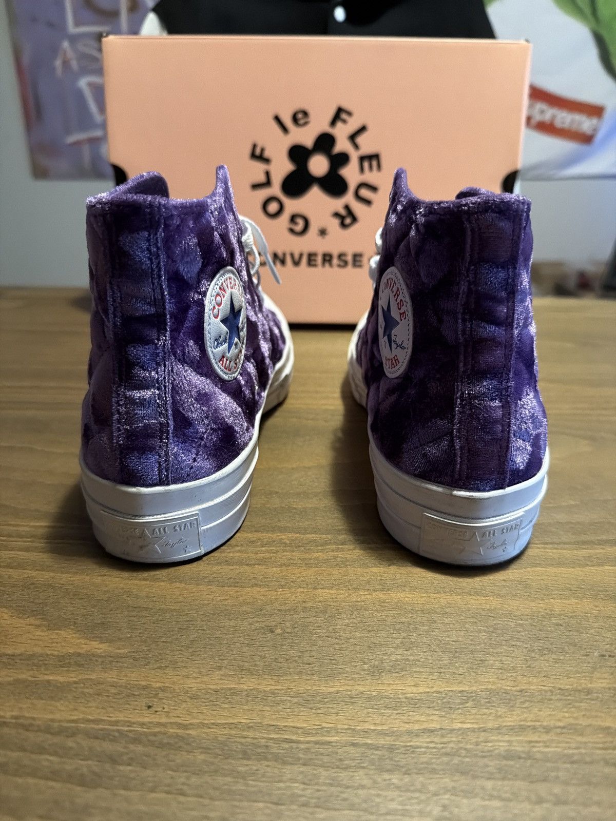 Converse × Golf le Fleur Converse x Golf le Fleur Quilted Velvet Size US 8.5 / IT 38.5 - 5 Thumbnail