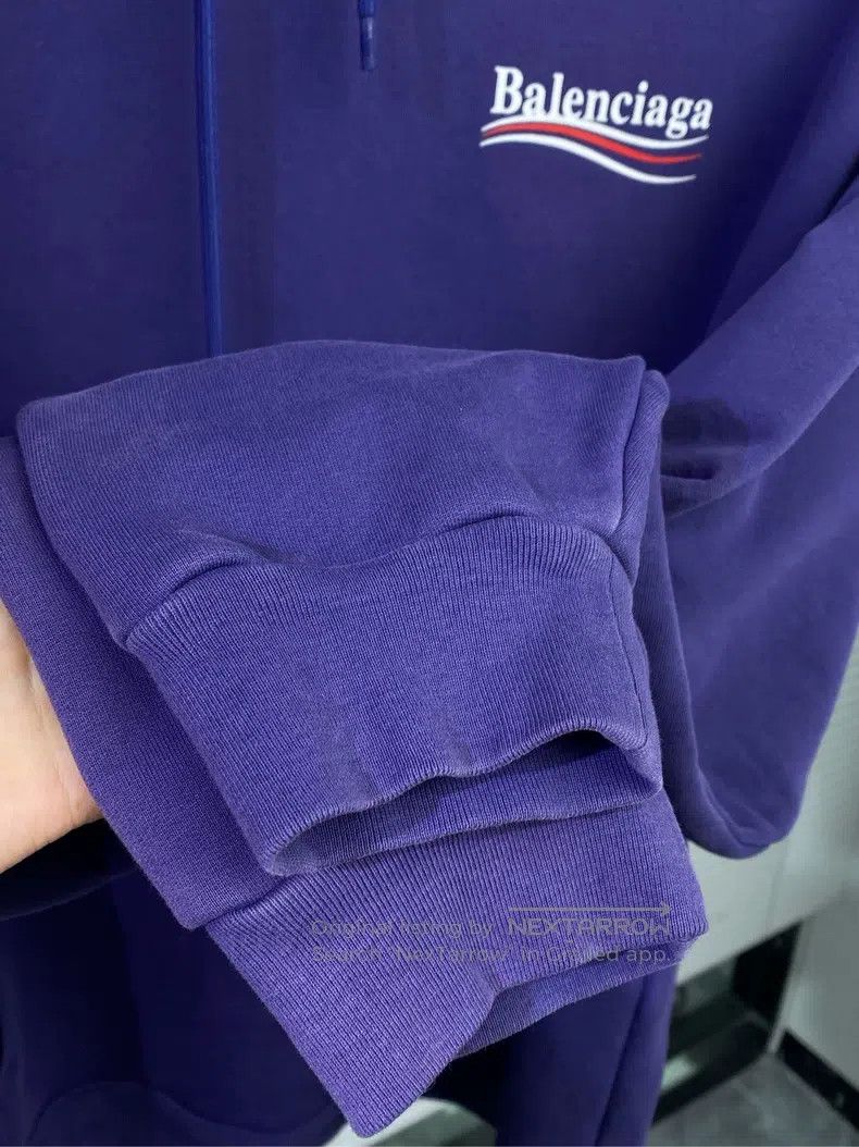 Balenciaga Balenciaga Hooded sweatshirt with Coca-Cola wave print log Size US L / EU 52-54 / 3 - 4 Thumbnail