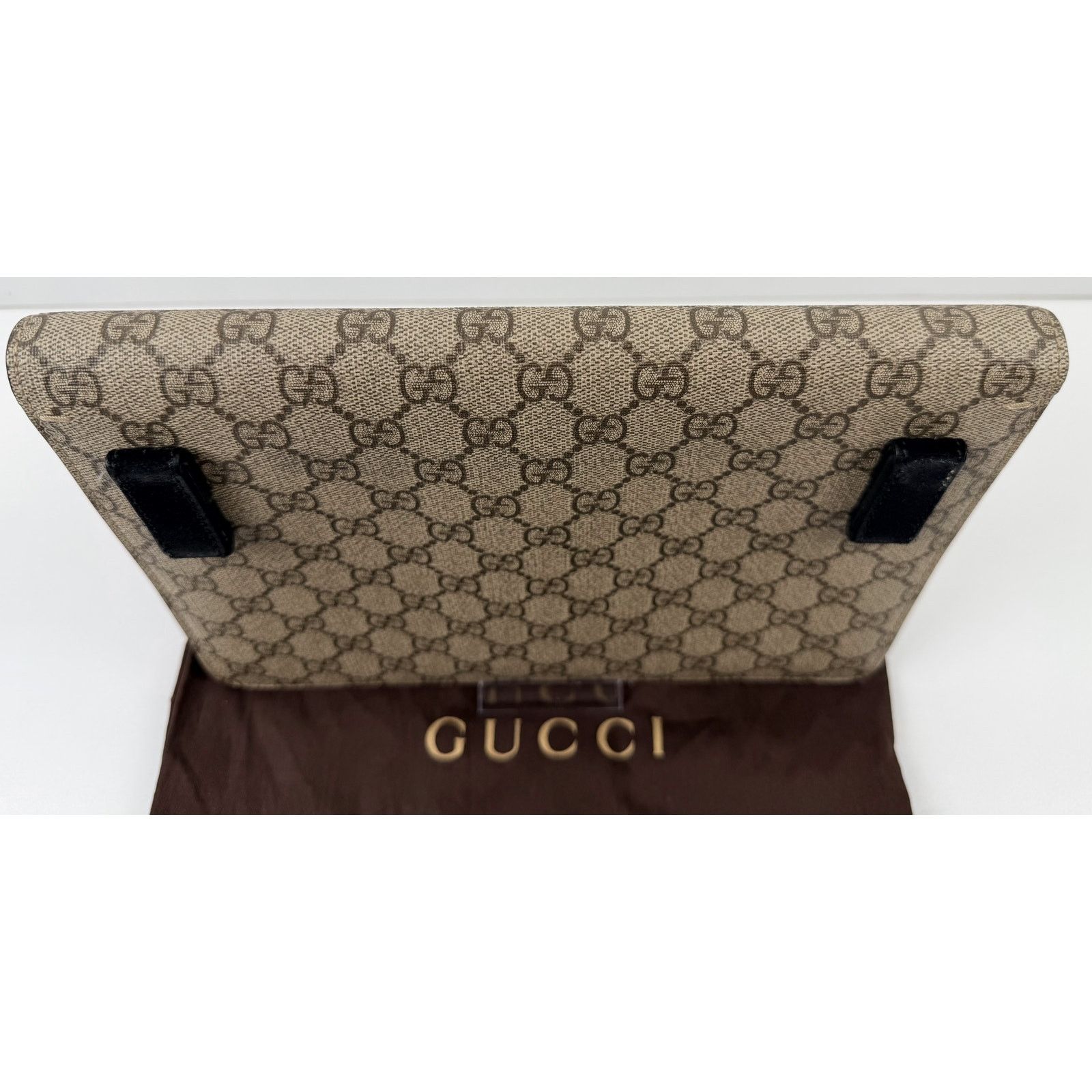 Gucci Gucci Black/Beige GG Supreme Canvas and Suede Dionysus Size ONE SIZE - 5 Thumbnail