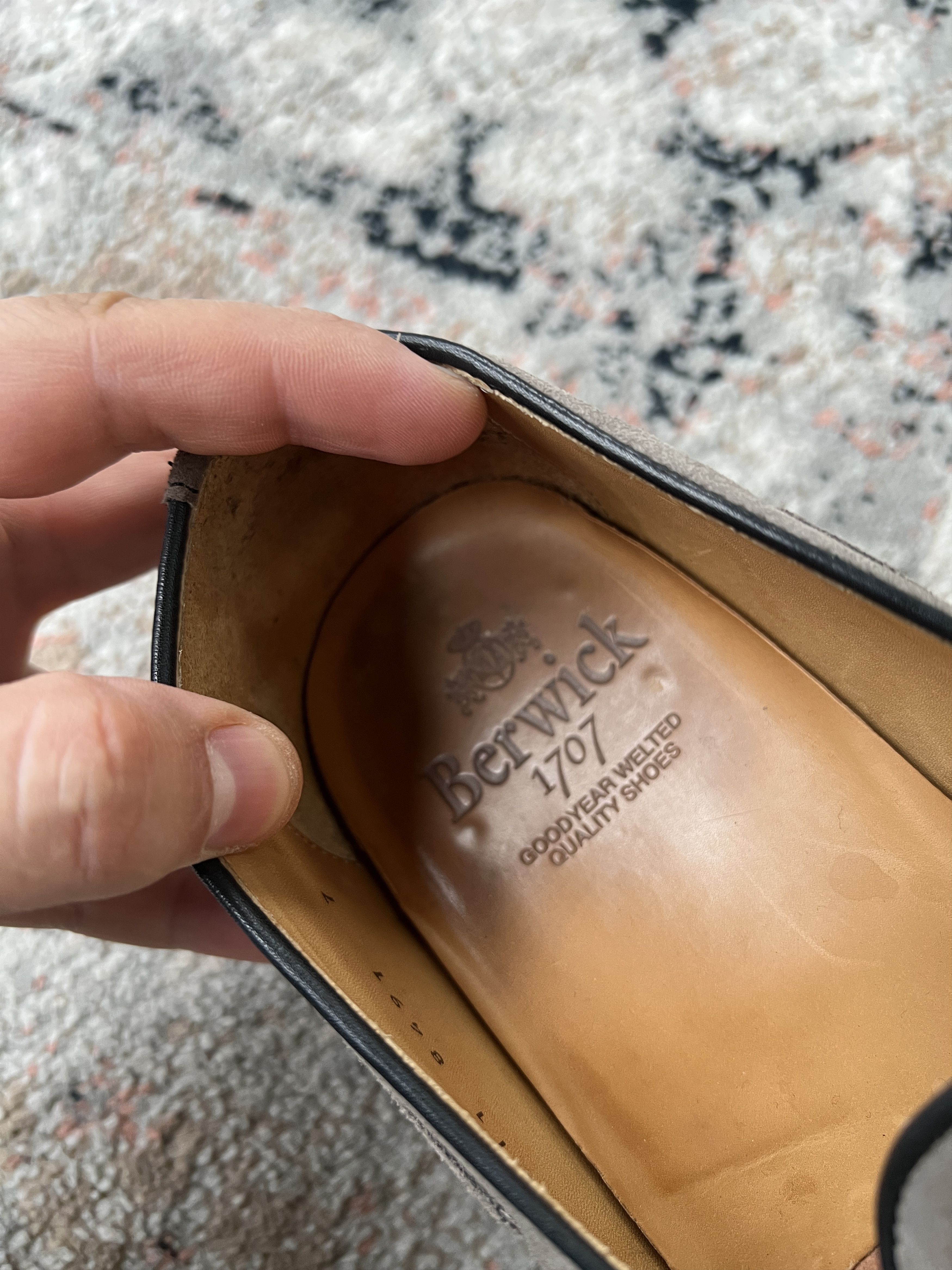 Berwick 1707 Berwick 1707 Leather Shoes Size US 7 / EU 40 - 7 Thumbnail
