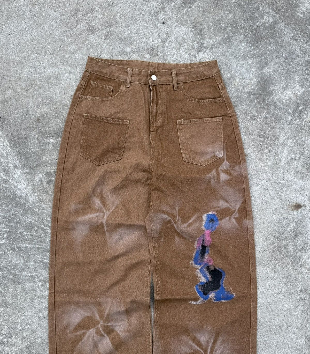 Other Vintage Y2K avantgarde streetwear buggy wide oversized jeans Size US 32 / EU 48 - 6 Thumbnail