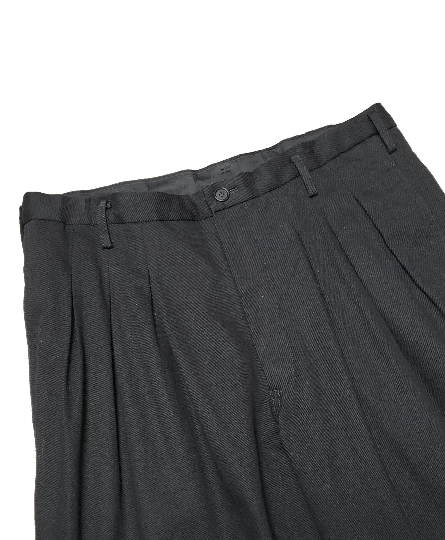 Yohji Yamamoto [Size 1] Y's for Men Katsuragi 12-Tuck Pants Size US 30 / EU 46 - 6 Thumbnail