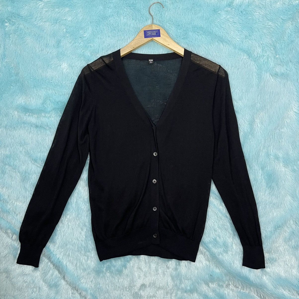 Uniqlo Uniqlo Black Cardigan Size XL / US 12-14 / IT 48-50 - 1 Thumbnail