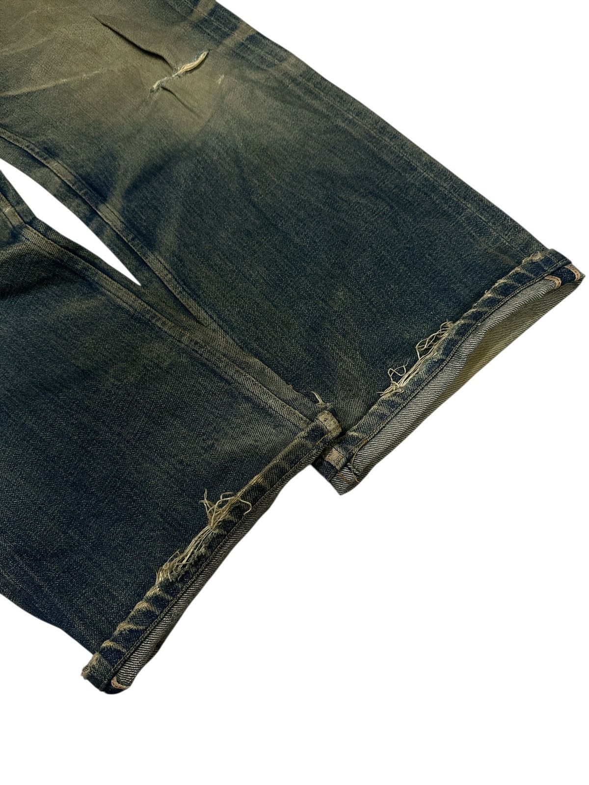 Japanese Brand Vintage Japanese Brand A.P.C Distress Trash Denim. Size US 32 / EU 48 - 7 Thumbnail