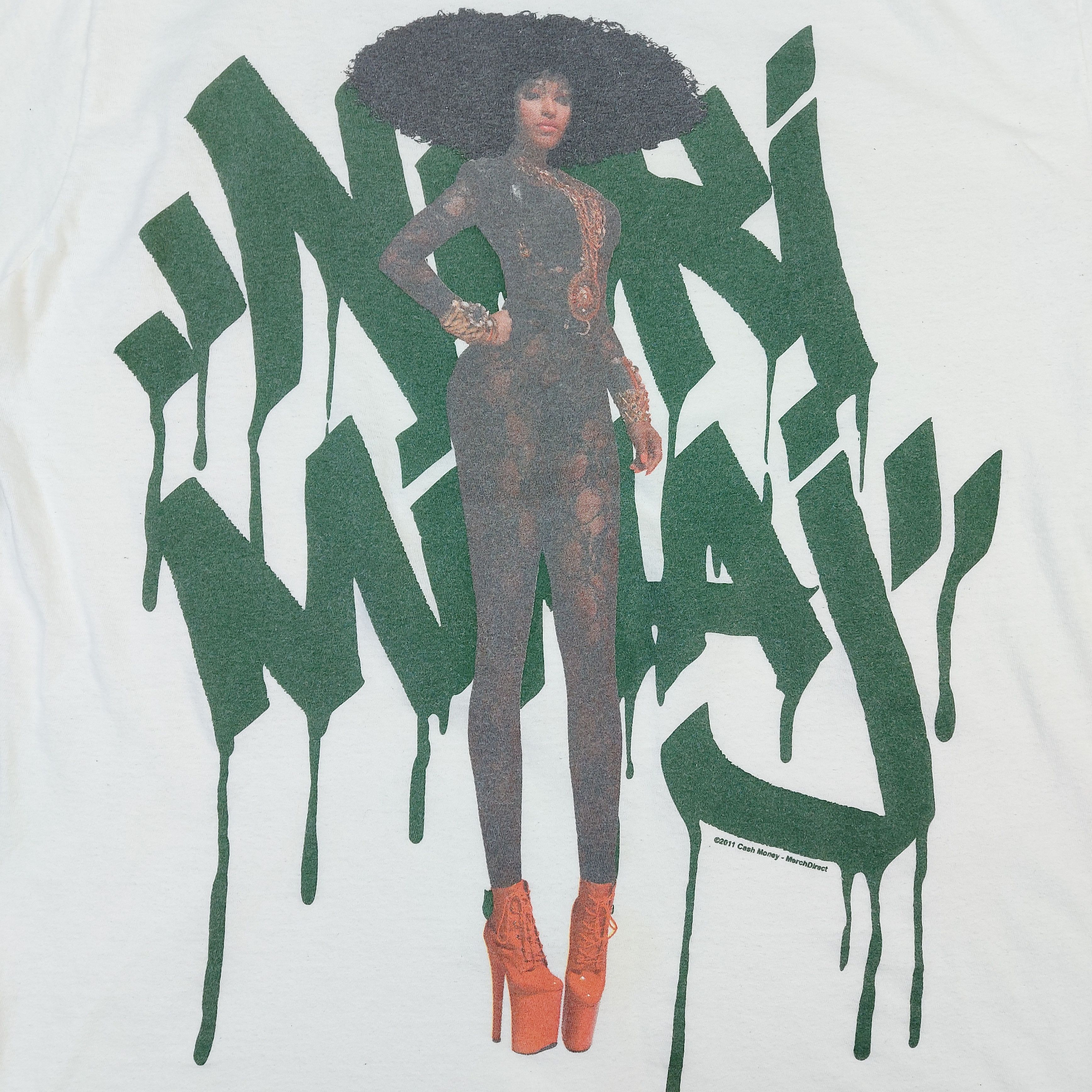Rap Tees Vintage 2011 Nicki Minaj Pink Friday First Studio Album TEE Size US L / EU 52-54 / 3 - 2 Thumbnail