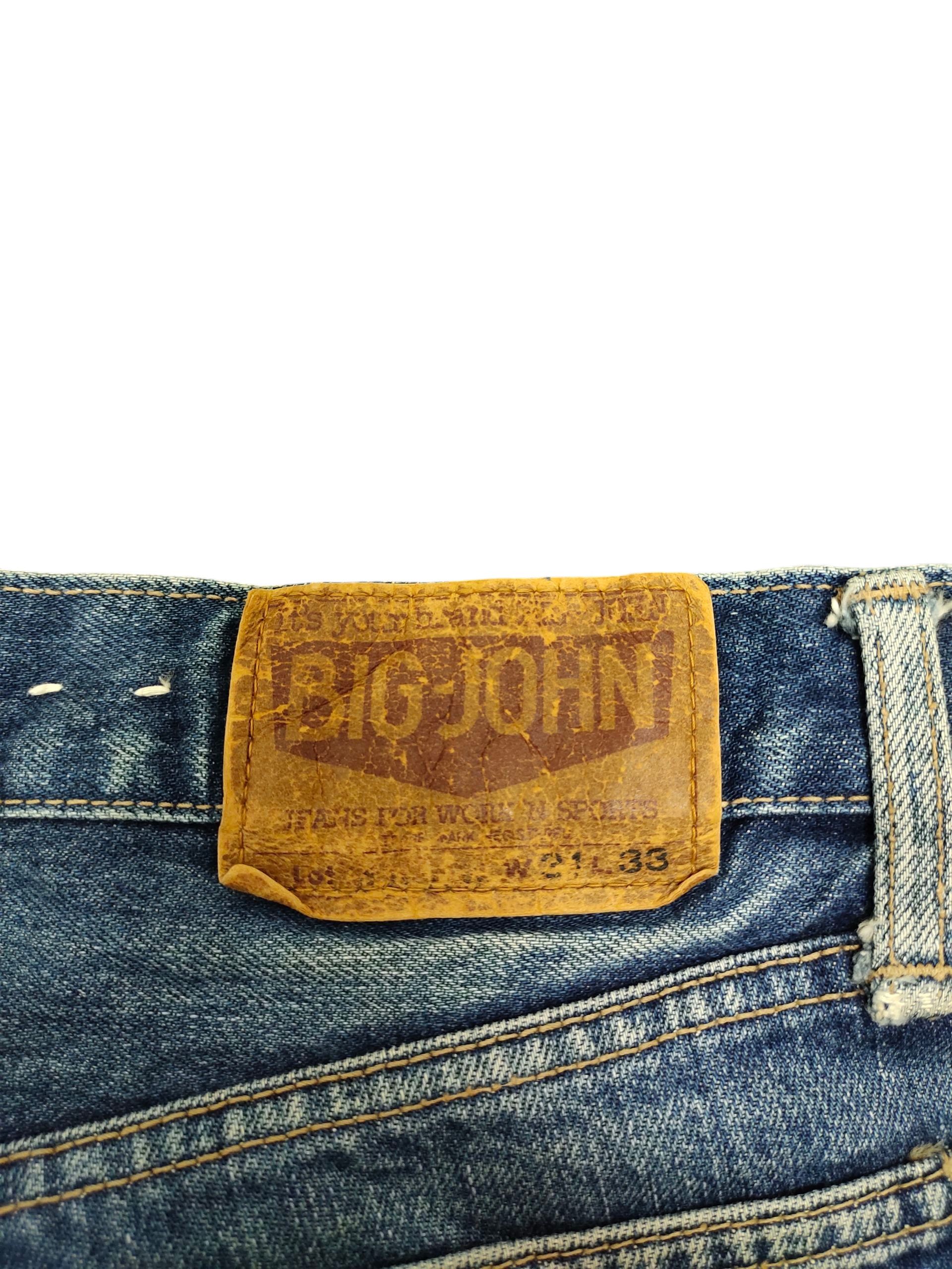 Comme des Garcons × Undercover Vintage Big John Clawmark Distress Faded Denim Jeans Size US 31 - 10 Thumbnail