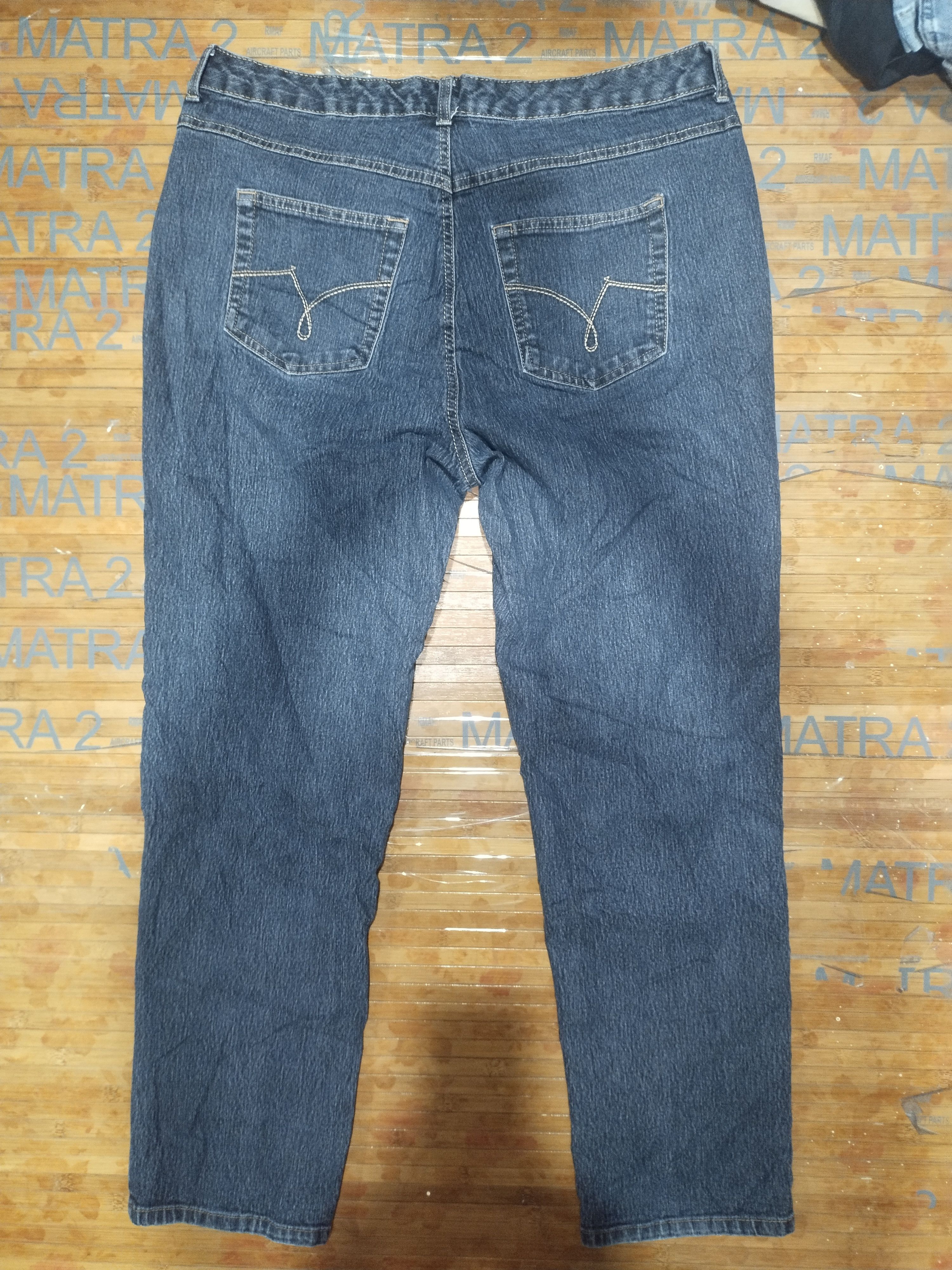 Vintage Just My Size "JMS" Jeans Women Stretchable Sz 18W Size 34" / US 12 / IT 48 - 2 Thumbnail
