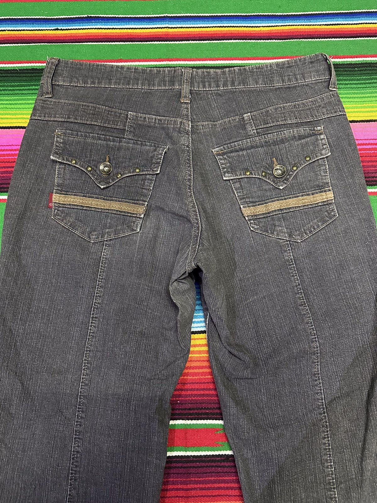 If Six Was Nine 💥Flare💥 Fash Denim Flare MultiPocket 💥 Size US 30 / EU 46 - 6 Thumbnail