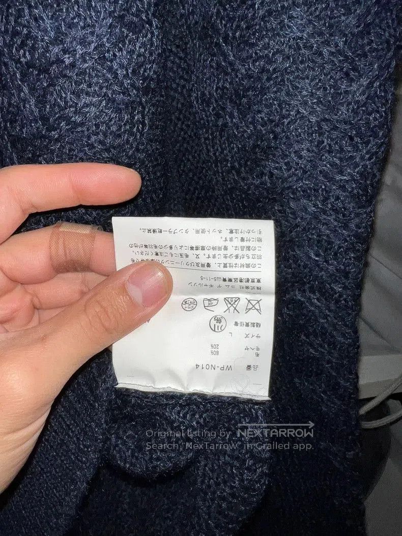 Junya Watanabe CDG Man Junya Watanabe Blue Sweater. Size US L / EU 52-54 / 3 - 5 Thumbnail