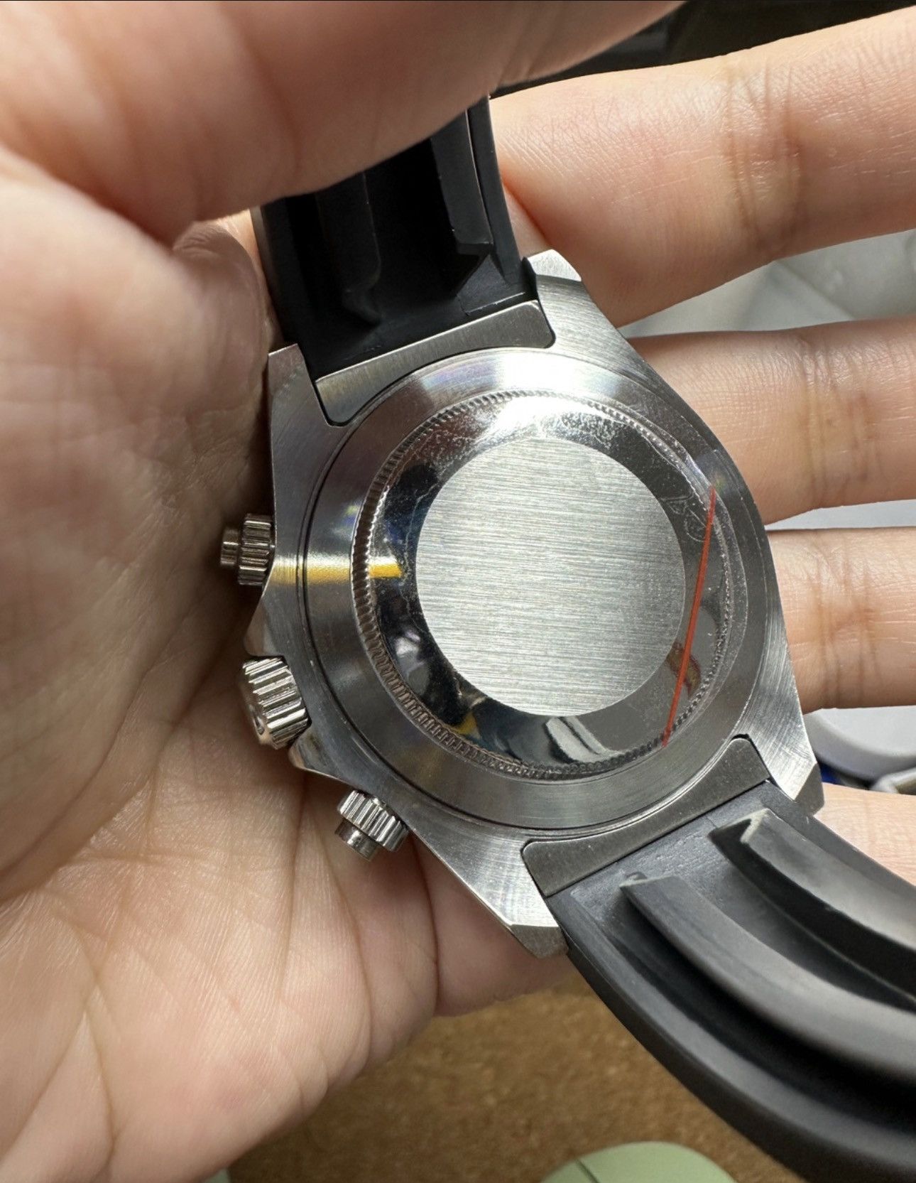 Japanese Brand Seiko Mod Daytona Meteorite Dial Steel Oysterflex 41mm Size ONE SIZE - 3 Thumbnail
