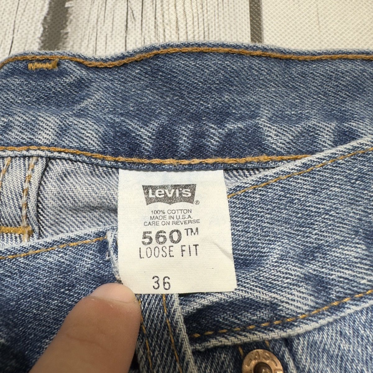 Levi's × Vintage Vintage Levi’s 560 jean shorts Size US 36 / EU 52 - 4 Thumbnail