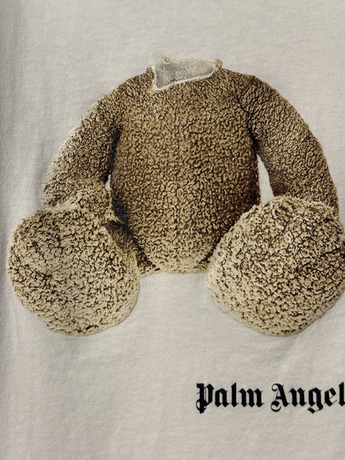 Palm Angels Palm Angels Tedy Bear Tee T-Shirt Shirt White Size US L / EU 52-54 / 3 - 3 Thumbnail