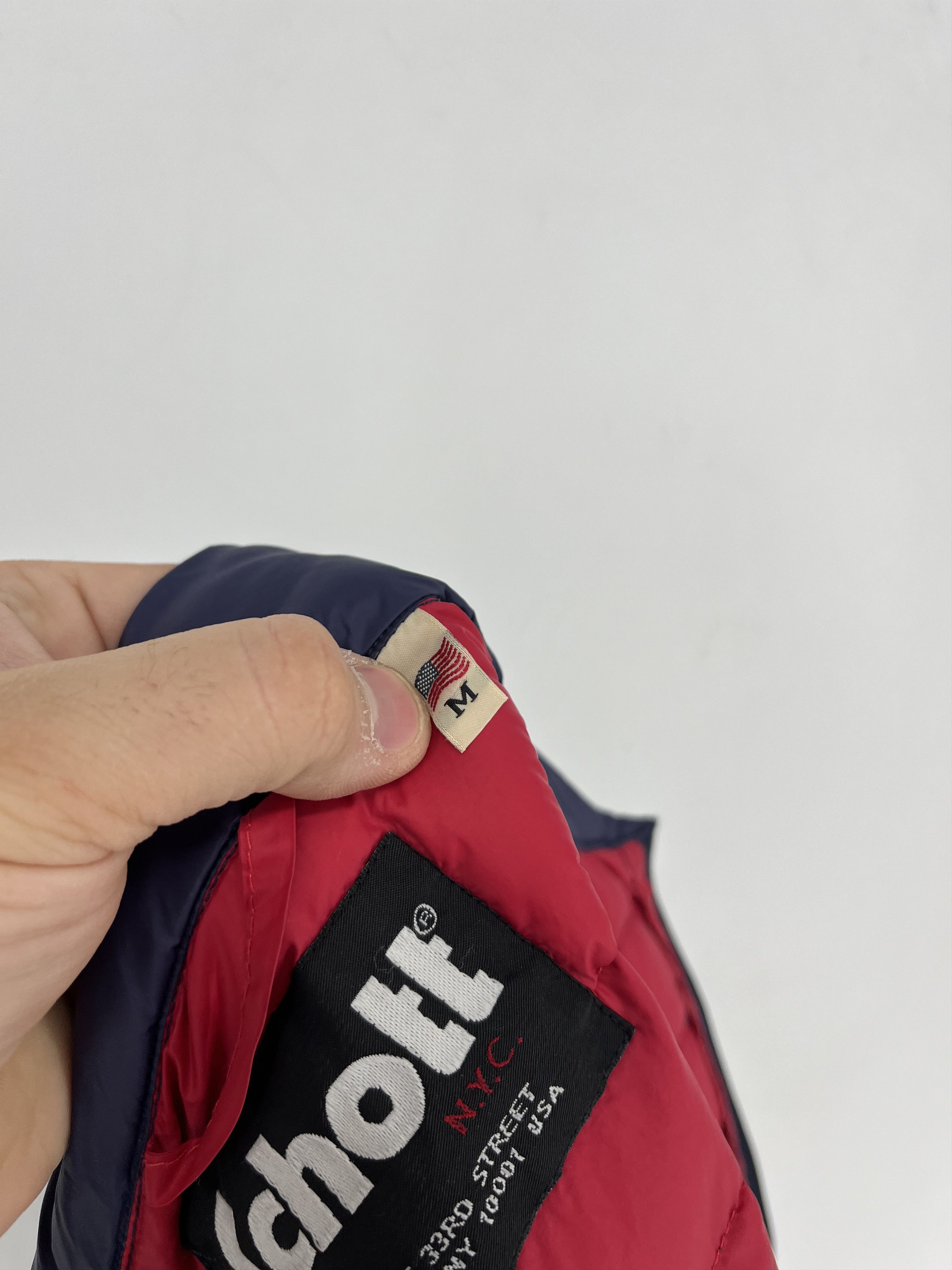 Schott × Vintage Vintage Schott Down Womens Jacket - Navy Size S Size S / US 4 / IT 40 - 7 Thumbnail