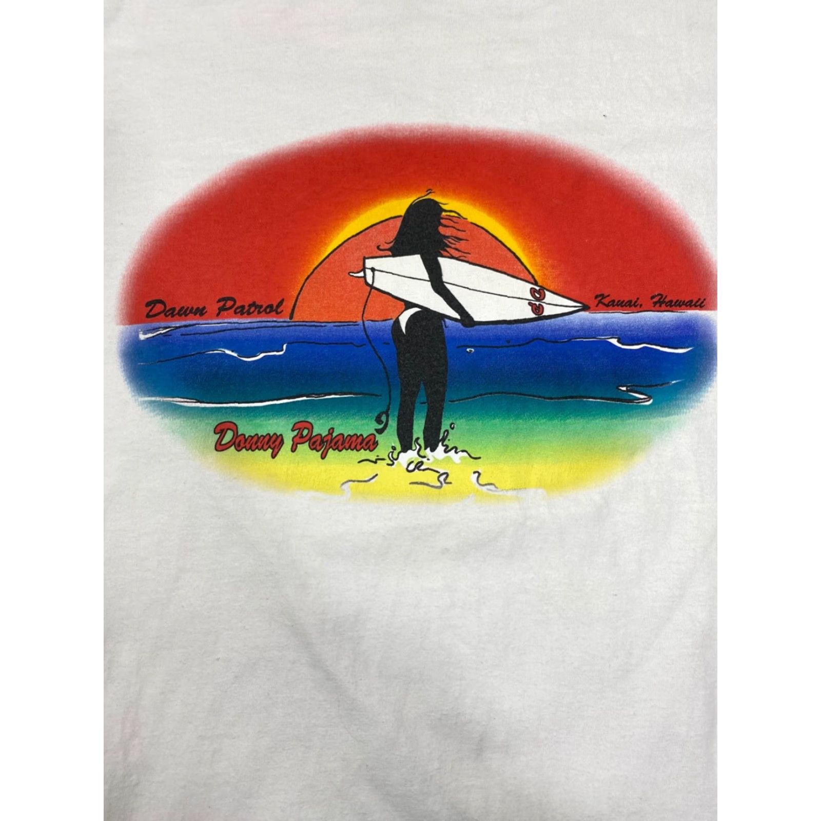 Hanes Dawn Patrol Beach Graphic T Shirt White M Hanes Beefy-T Mens Short Sleeve Crew Neck Casual 4635 Size US M / EU 48-50 / 2 - 2 Thumbnail