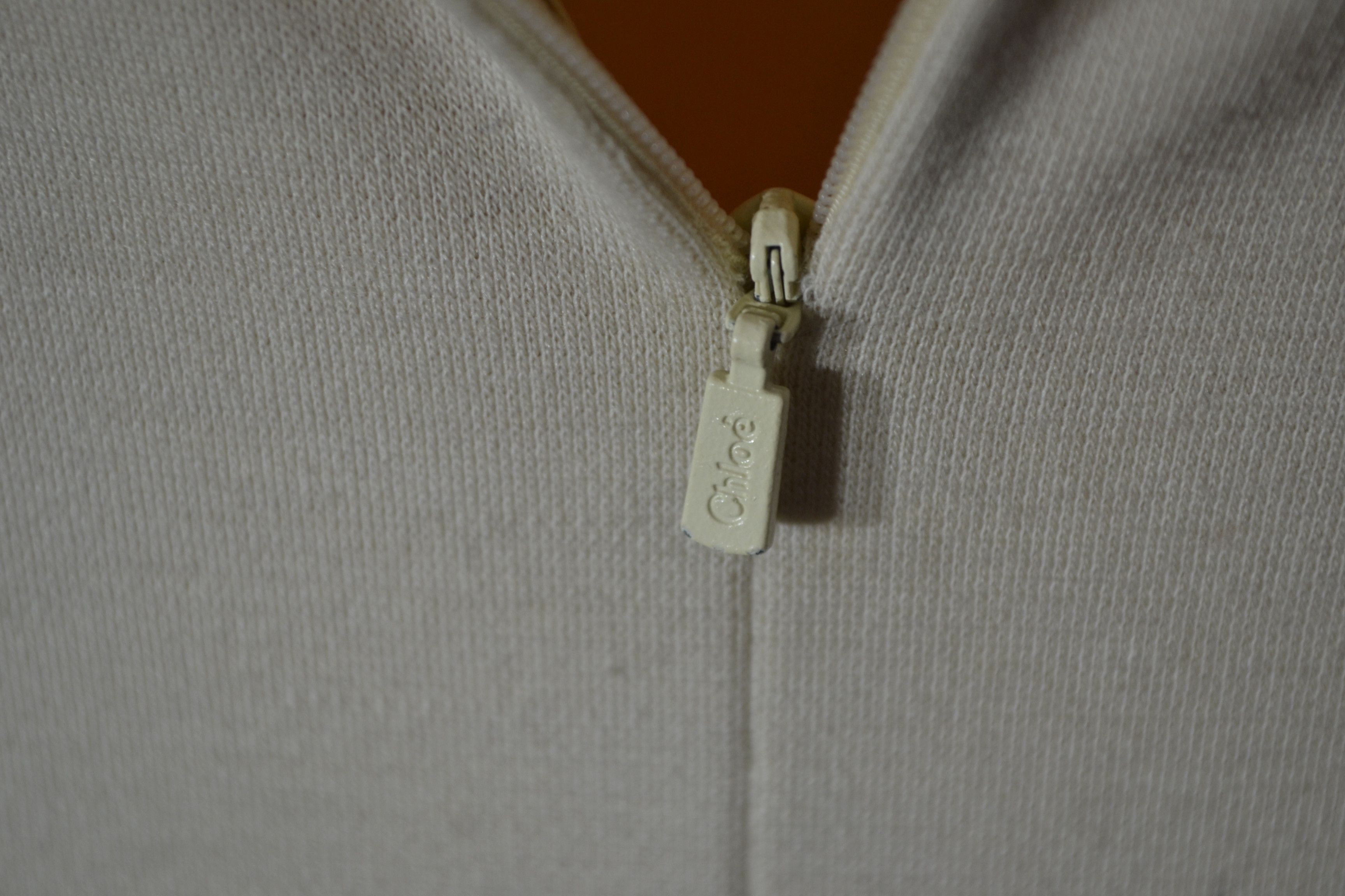 Chloe Rare Vintage Chloé Made in France Wool Dress | 1970s Size M / US 6-8 / IT 42-44 - 7 Thumbnail