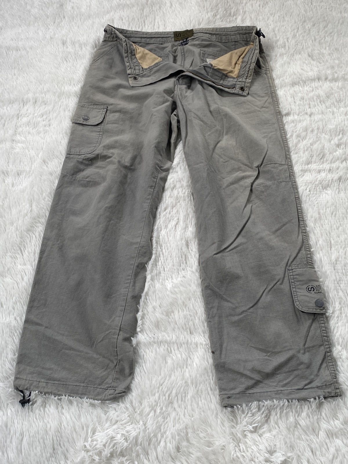Stussy 🔥OFFER NOW🔥 Vintage Stussy Surplus Cargo Pant Size US 34 / EU 50 - 1 Thumbnail