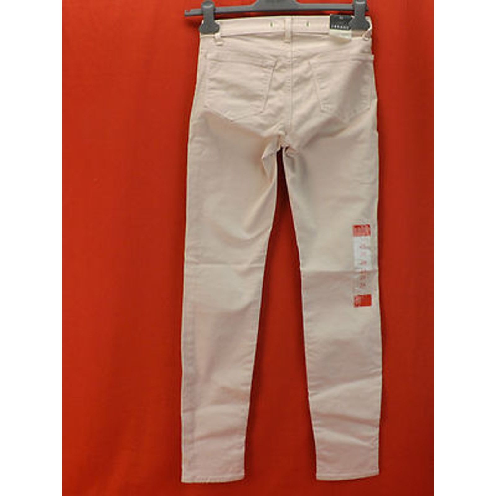 J Brand J BRAND MID RISE LEG OPENING SKINNY PEACH PASTEL JEANS 28 Size 28" / US 6 / IT 42 - 11 Thumbnail