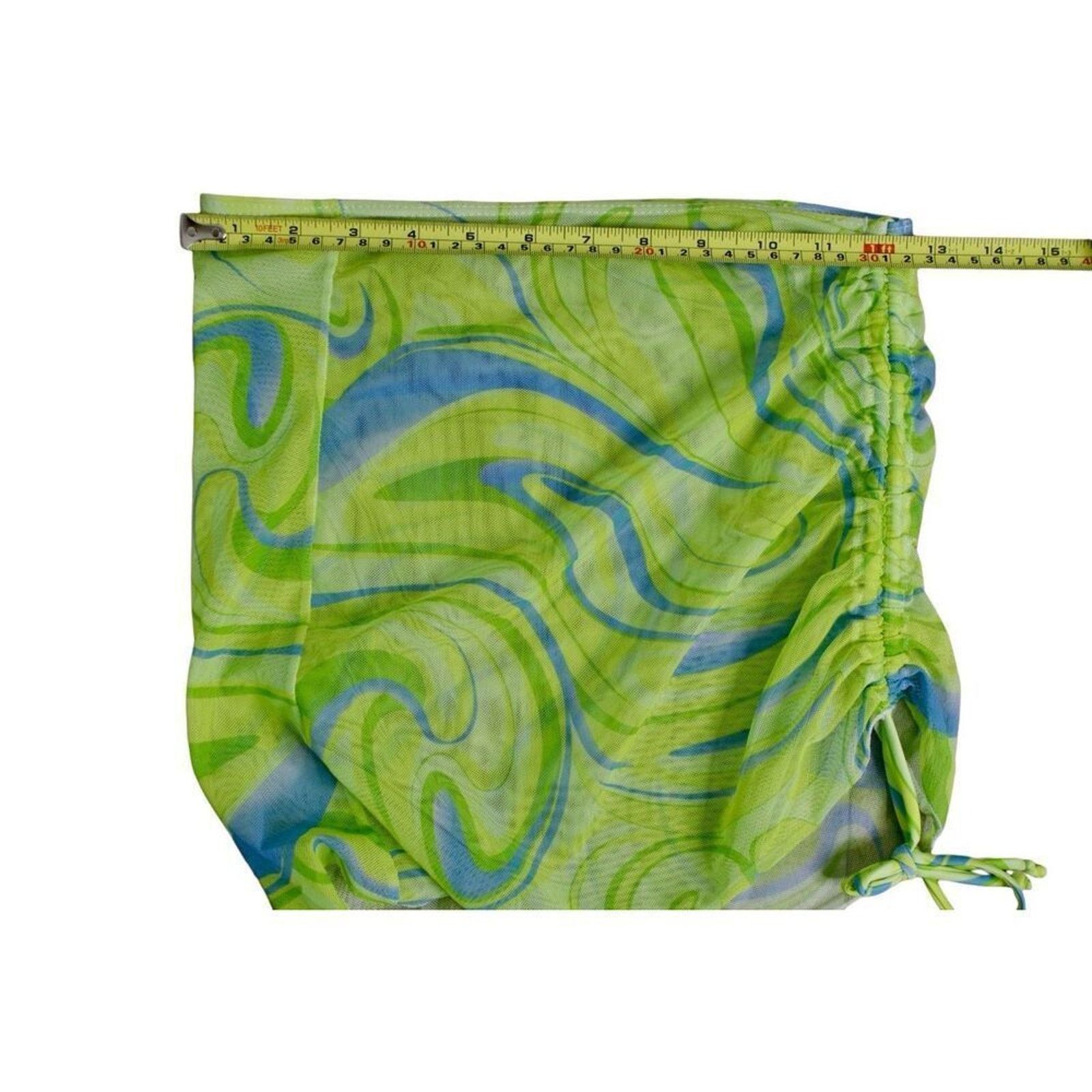 Other Sexy Mesh Tube Top Swim Coverup XS Ruched See-Through Size XS / US 0-2 / IT 36-38 - 5 Thumbnail