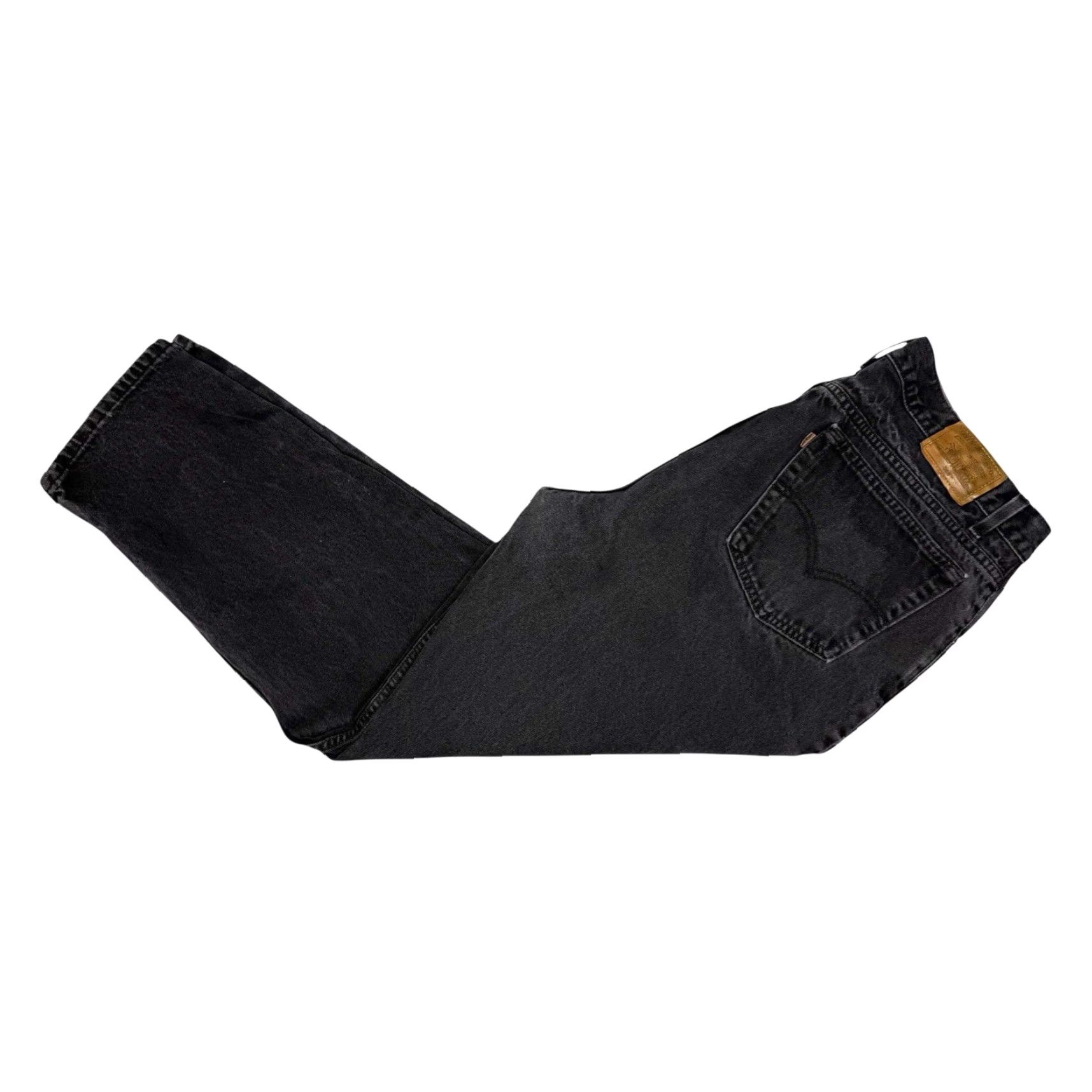 Levi's VINTAGE Levi's 545 Jeans Mens 40 X 30 Black Denim 5-Pocket Straight Relaxed USA 1999 Orange Tab Size US 40 / EU 56 - 2 Thumbnail