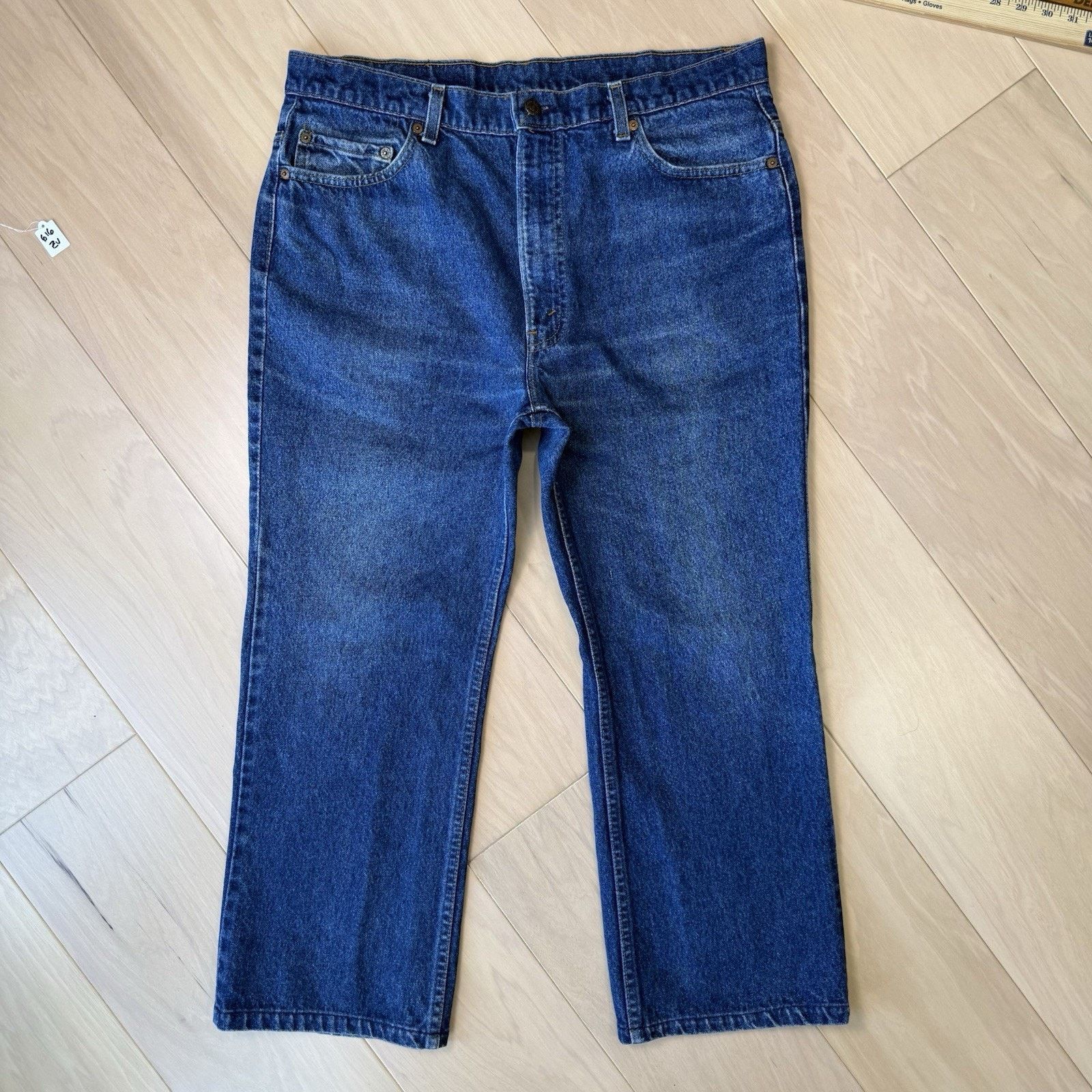 Levi's Vintage Levis 517 Jeans 36 Blue 80s Denim Made in USA Size US 36 / EU 52 - 2 Thumbnail