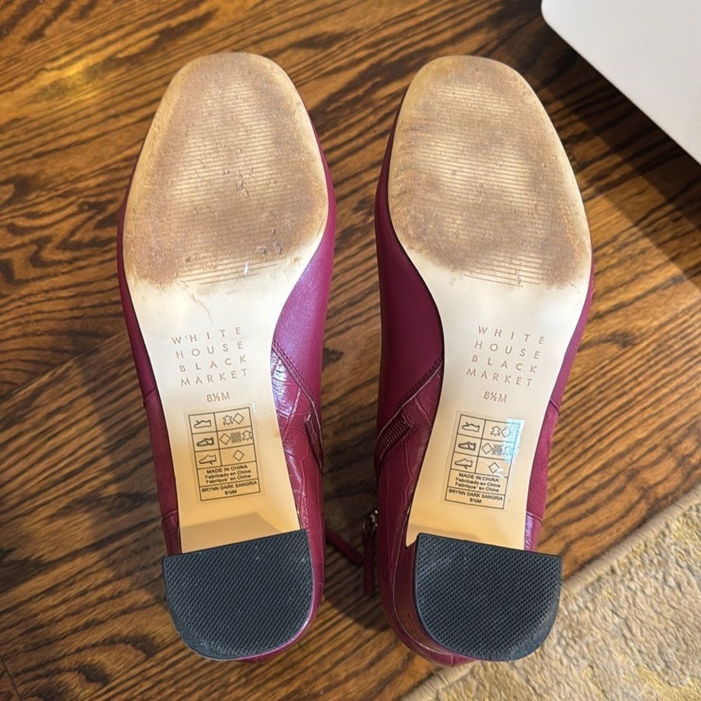 White House Black Market White House Black Market Women’s 8.5 Leather And Suede Ankl Size US 8.5 / IT 38.5 - 9 Thumbnail
