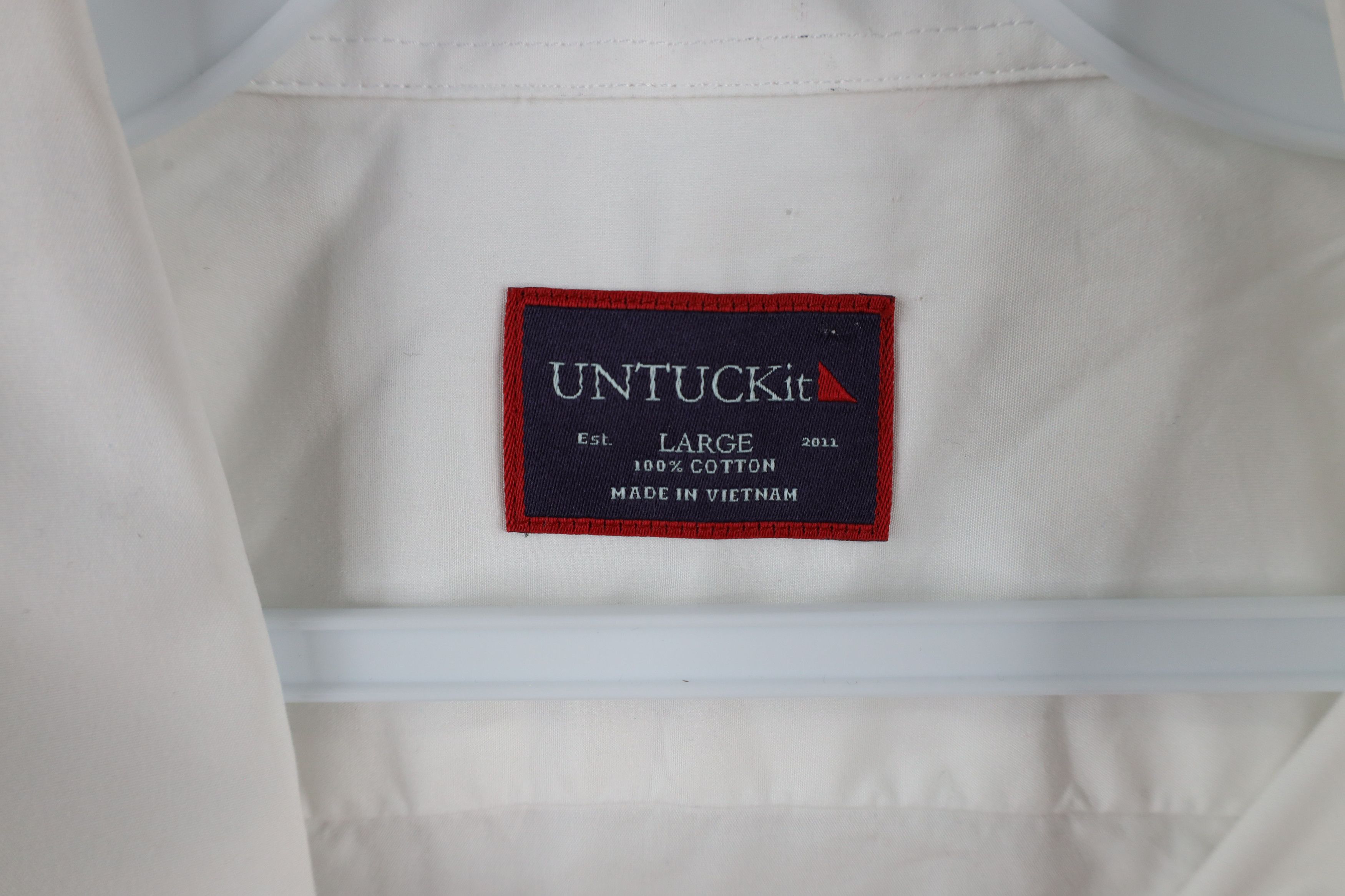 UNTUCKit × Vintage Untuckit Short Sleeve Collared Pocket Button Shirt Cotton Size US L / EU 52-54 / 3 - 5 Thumbnail