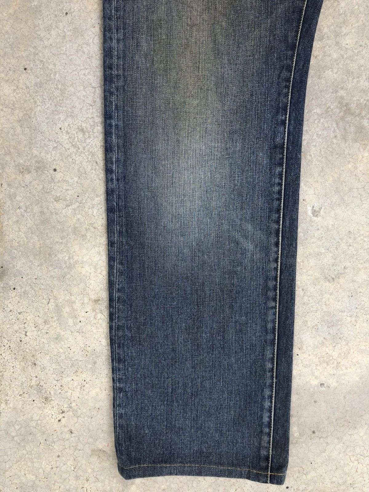 Tom Ford Gucci Embroidered Logo Staright Cut Distressed Denim Size US 34 / EU 50 - 6 Thumbnail