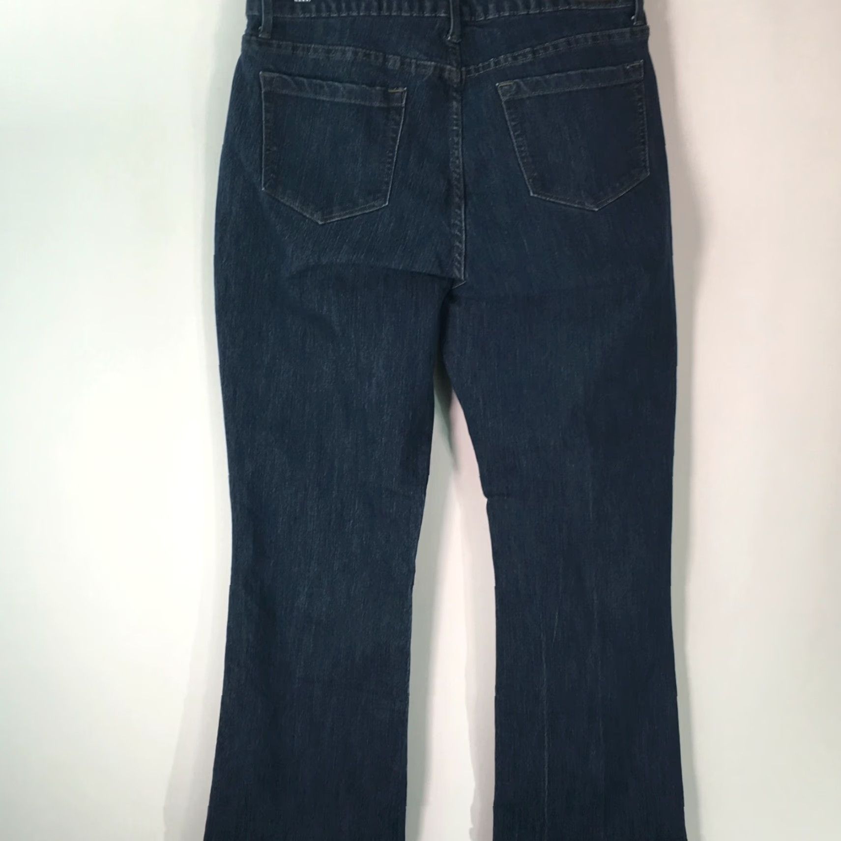 Lee Lee Riders Jeans Womens Regular Bootcut Denim Blue Size 14M 30In Inseam 5-Pocket Stretch Comfort Front Zip Button Rise Mid Vintage No Size 36" / US 14 / IT 50 - 2 Thumbnail