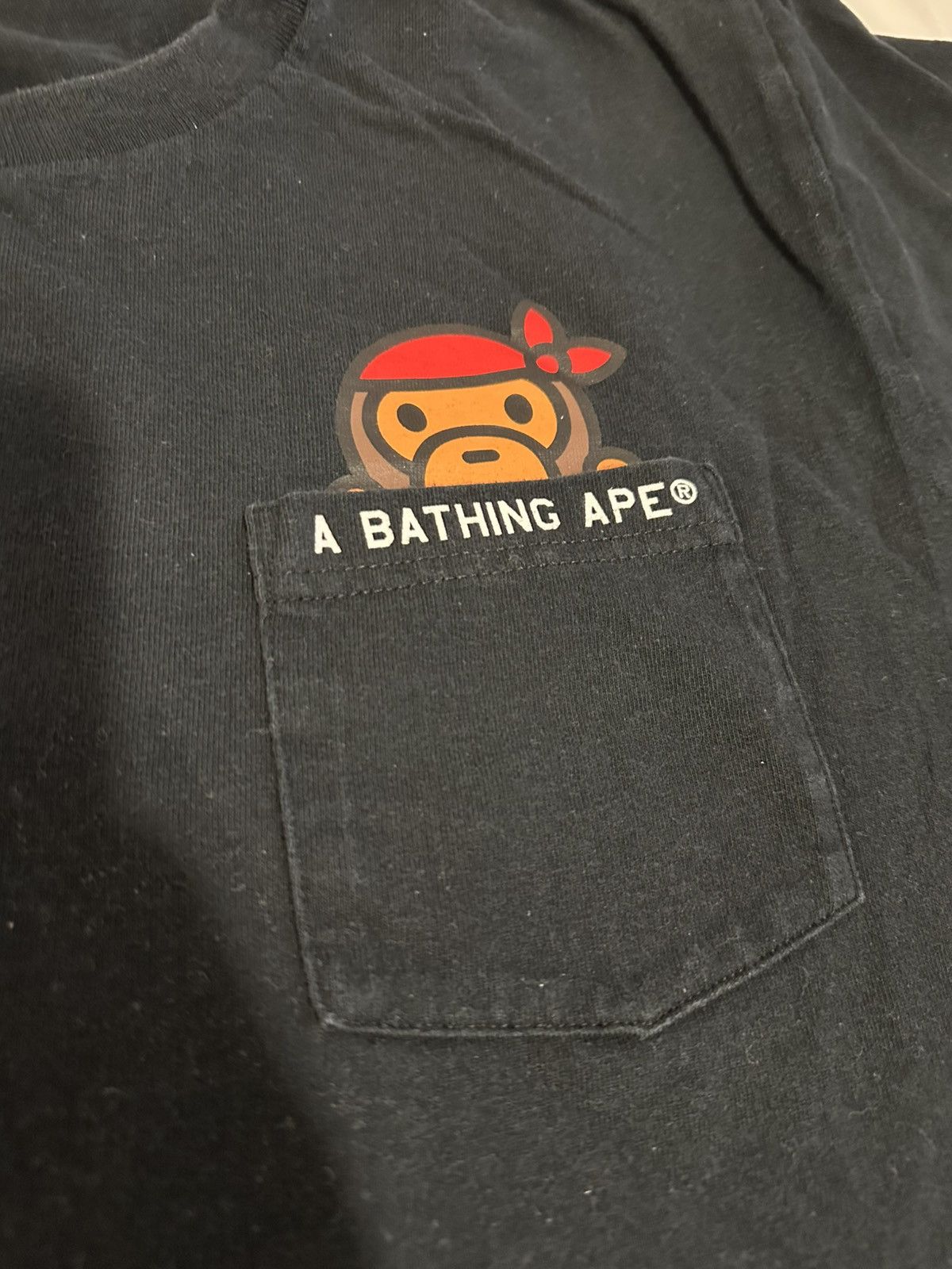 Bape Bape Pirate Baby Milo Pocket Tee Size US M / EU 48-50 / 2 - 2 Thumbnail