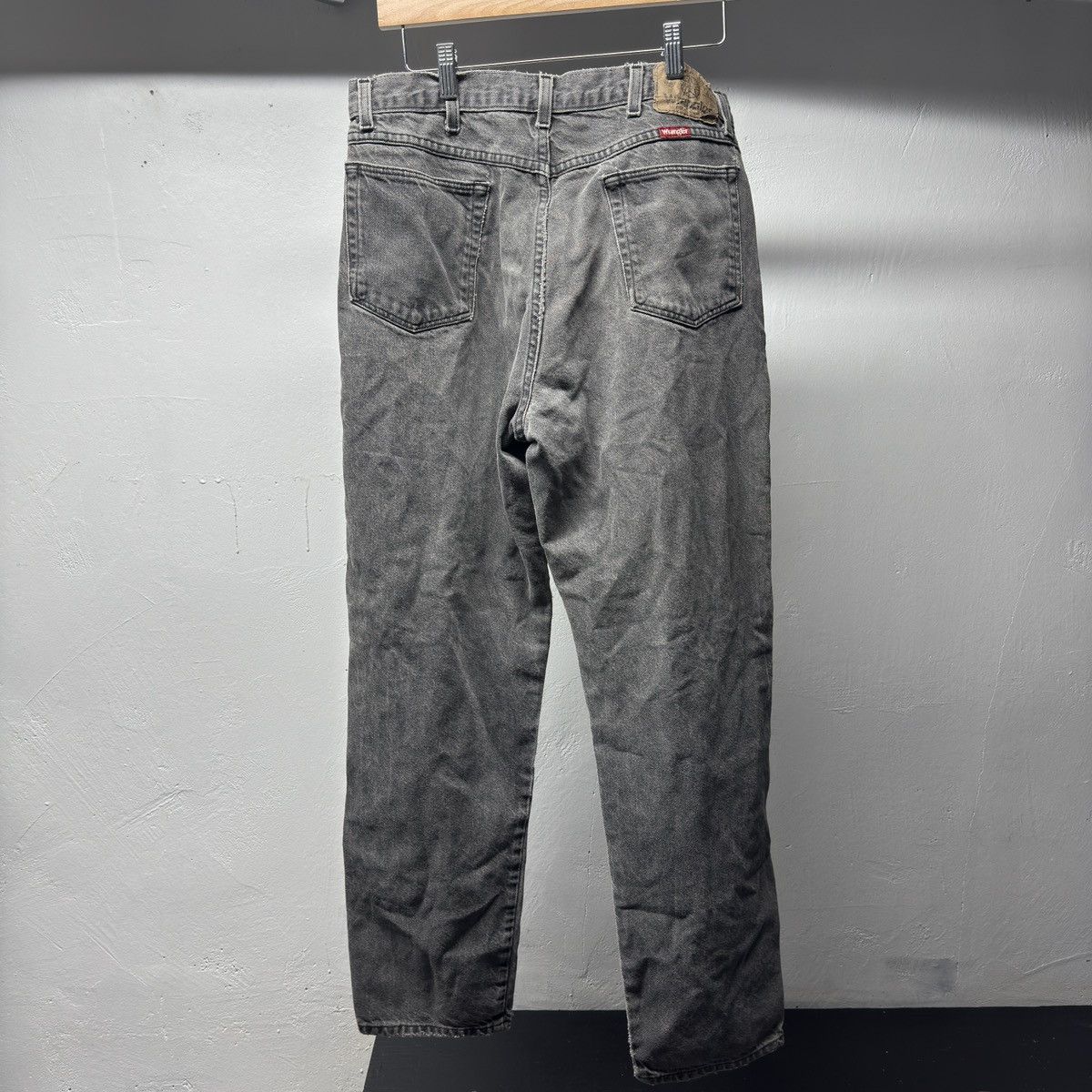 Vintage Thrashed Faded Distressed Black Jeans ERD Grunge Chrome Size US 32 / EU 48 - 2 Thumbnail