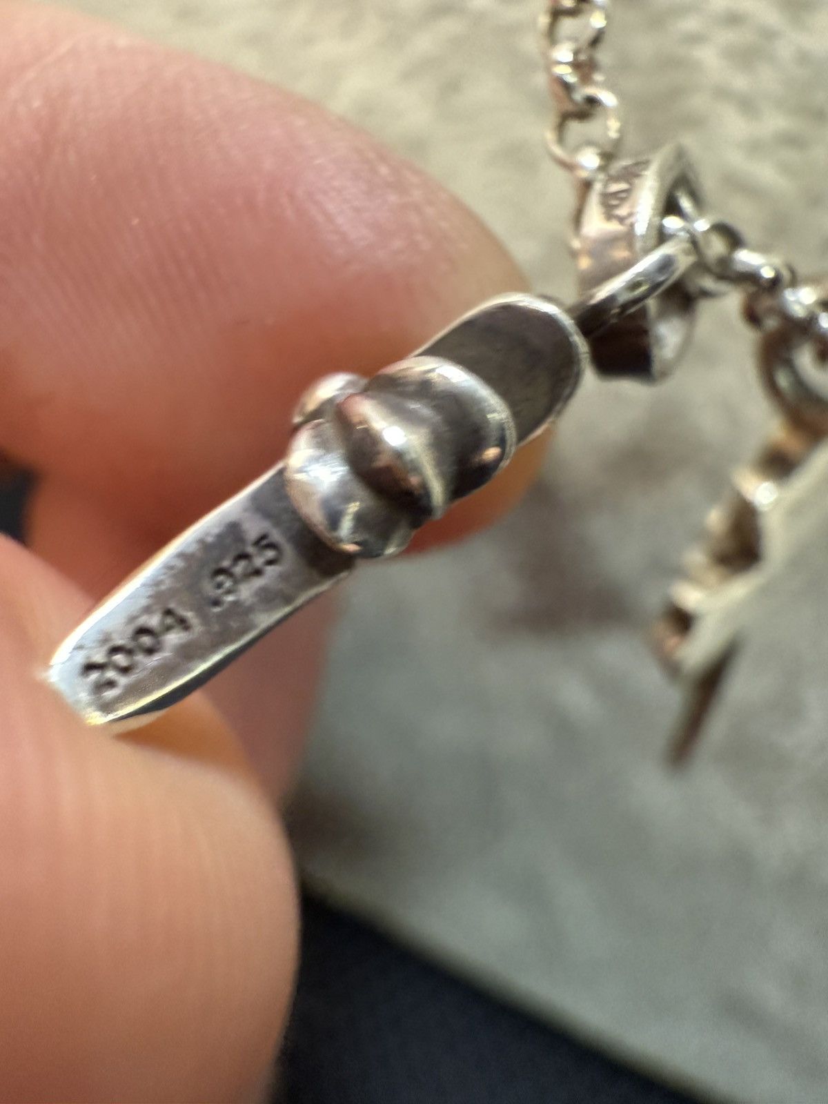 Chrome Hearts Chrome hearts DBL CH cross pave & baby fat pave + roll chain Size ONE SIZE - 8 Thumbnail