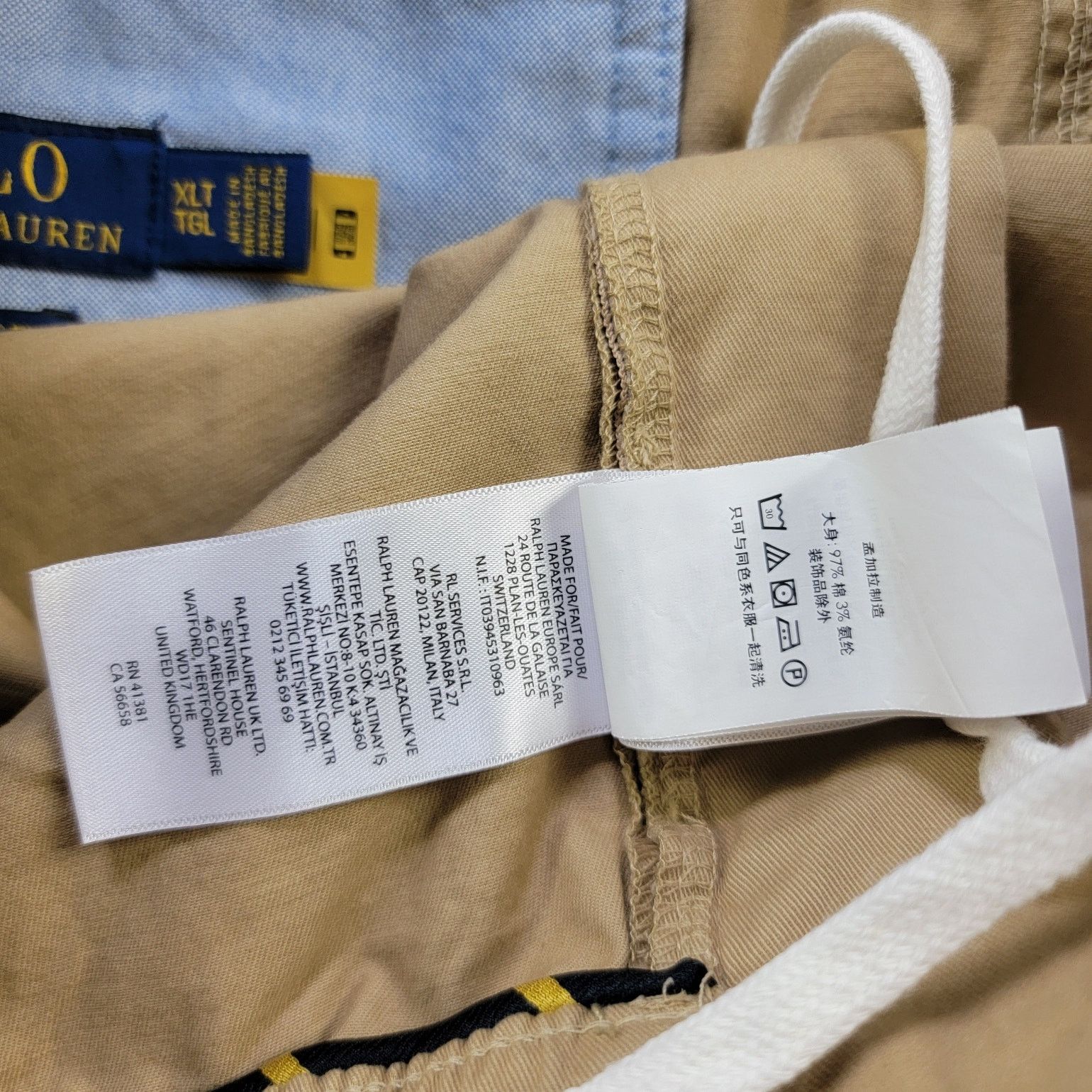 Polo Ralph Lauren Polo Ralph Lauren Chino Shorts Khaki Beige Classic Fit 9" Size US 40 / EU 56 - 6 Thumbnail
